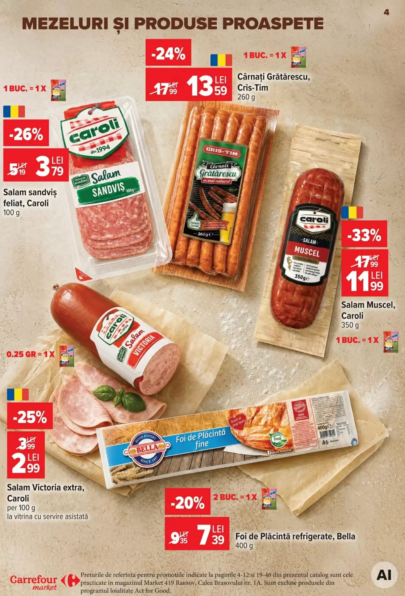Catalogul cu oferte Carrefour Market valabil de la 26.08.2026 - Pagina 4.