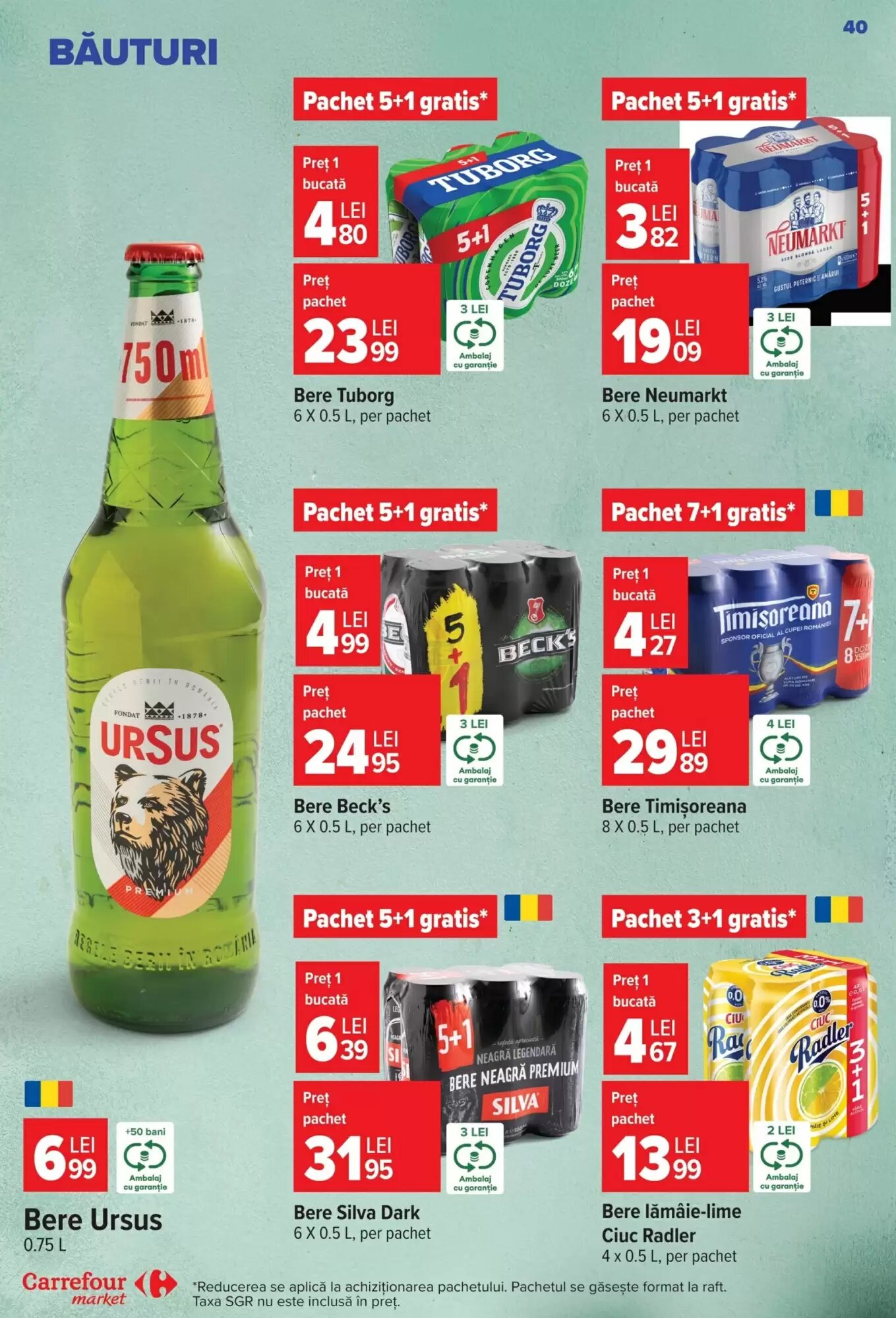 Catalogul cu oferte Carrefour Market valabil de la 26.08.2026 - Pagina 40.