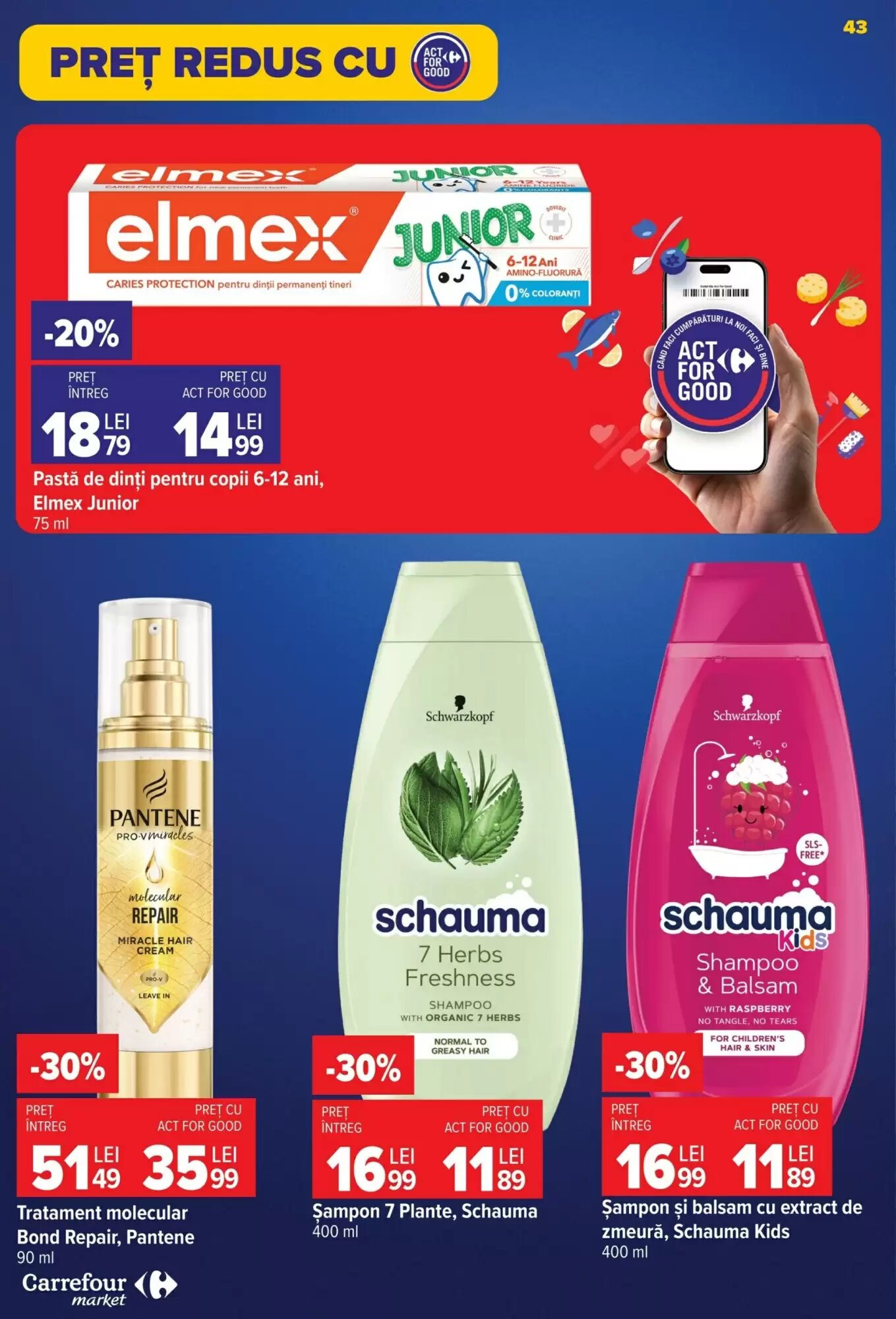 Catalogul cu oferte Carrefour Market valabil de la 26.08.2026 - Pagina 43.