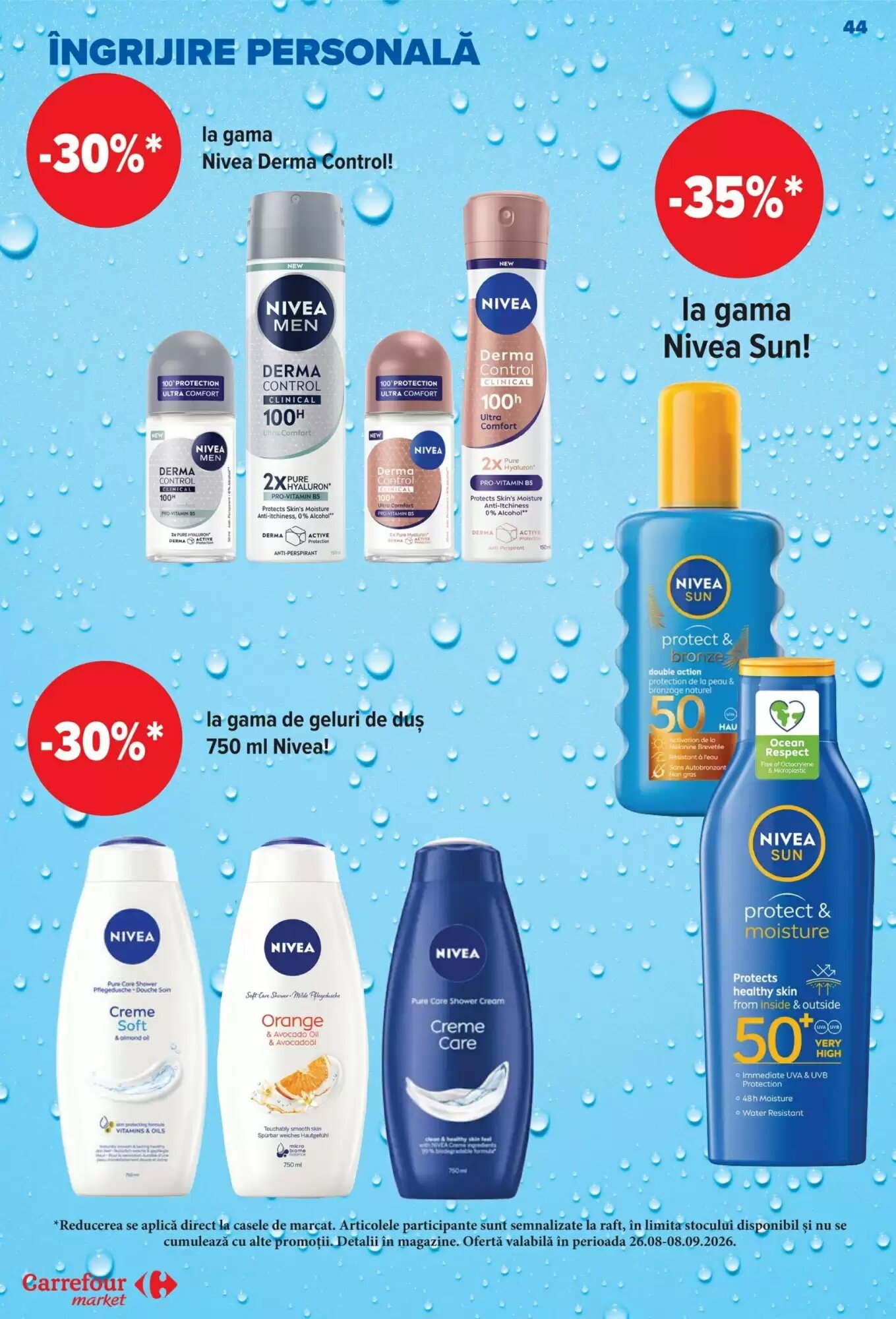 Catalogul cu oferte Carrefour Market valabil de la 26.08.2026 - Pagina 44.