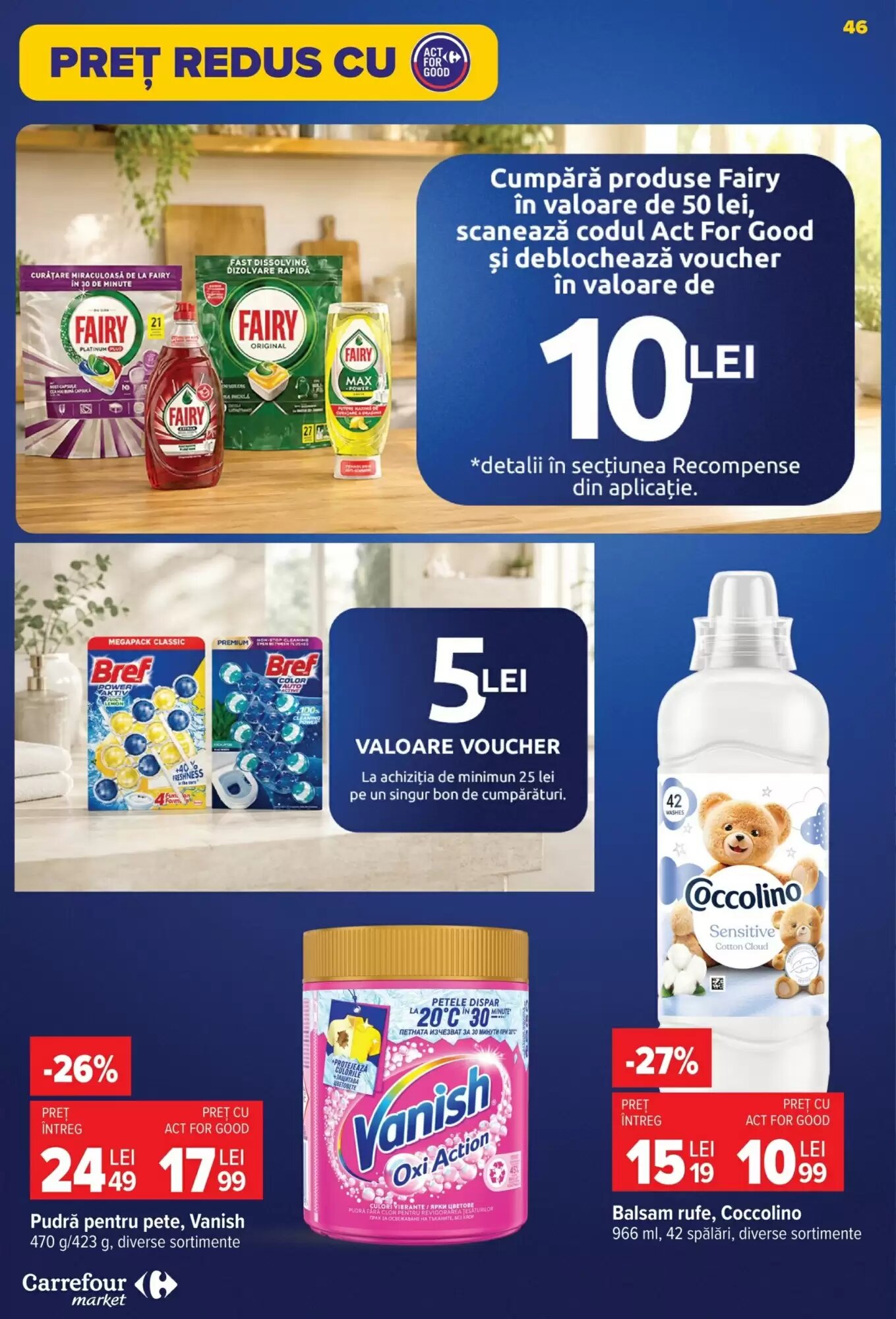 Catalogul cu oferte Carrefour Market valabil de la 26.08.2026 - Pagina 46.