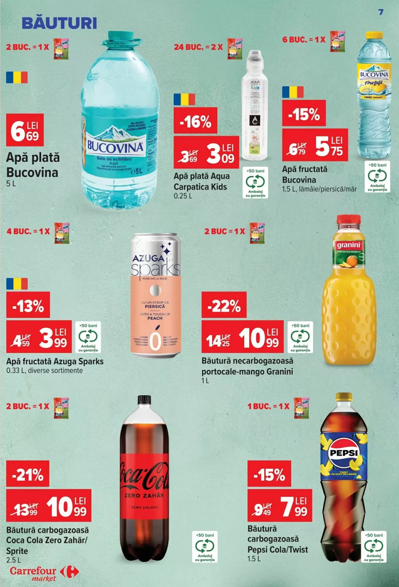 Catalogul cu oferte Carrefour Market valabil de la 26.08.2026 - Pagina 7.