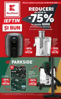 Catalogul cu oferte Kaufland valabil de la 26.08.2026