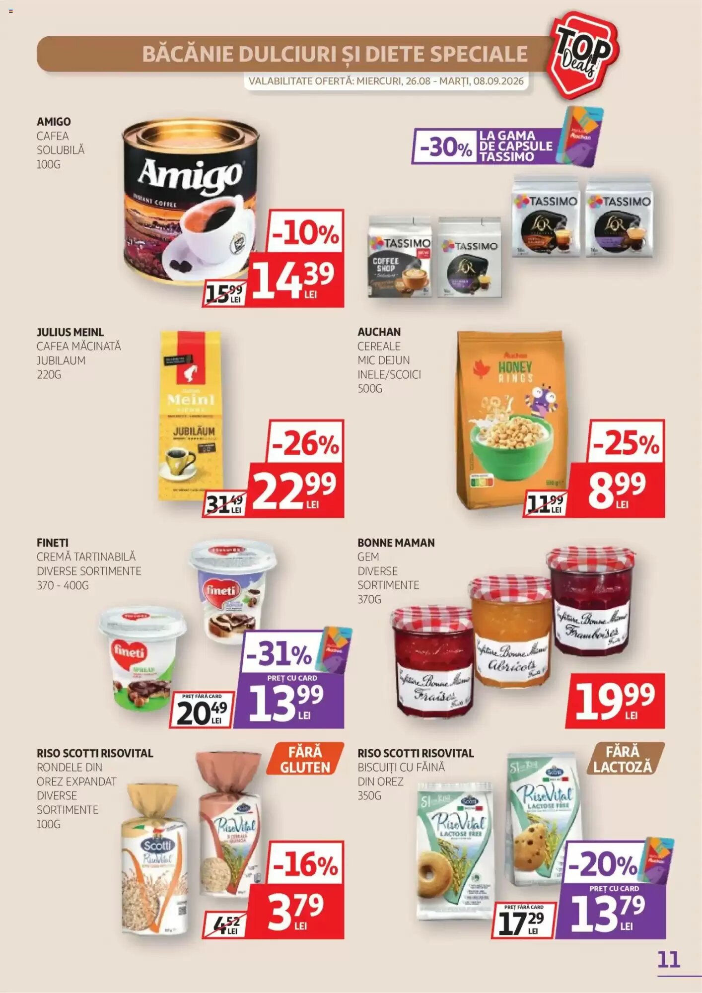 Catalogul cu oferte Auchan valabil de la 26.08.2026 - Pagina 11.