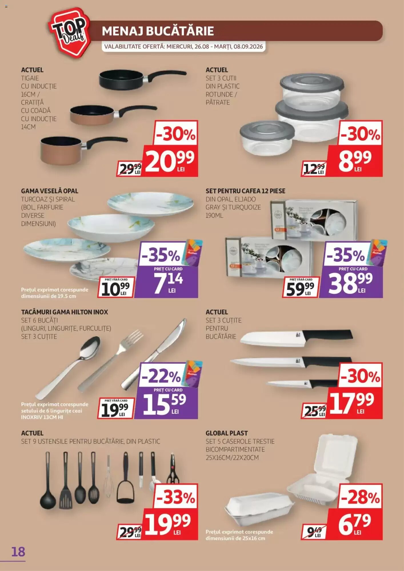 Catalogul cu oferte Auchan valabil de la 26.08.2026 - Pagina 18.