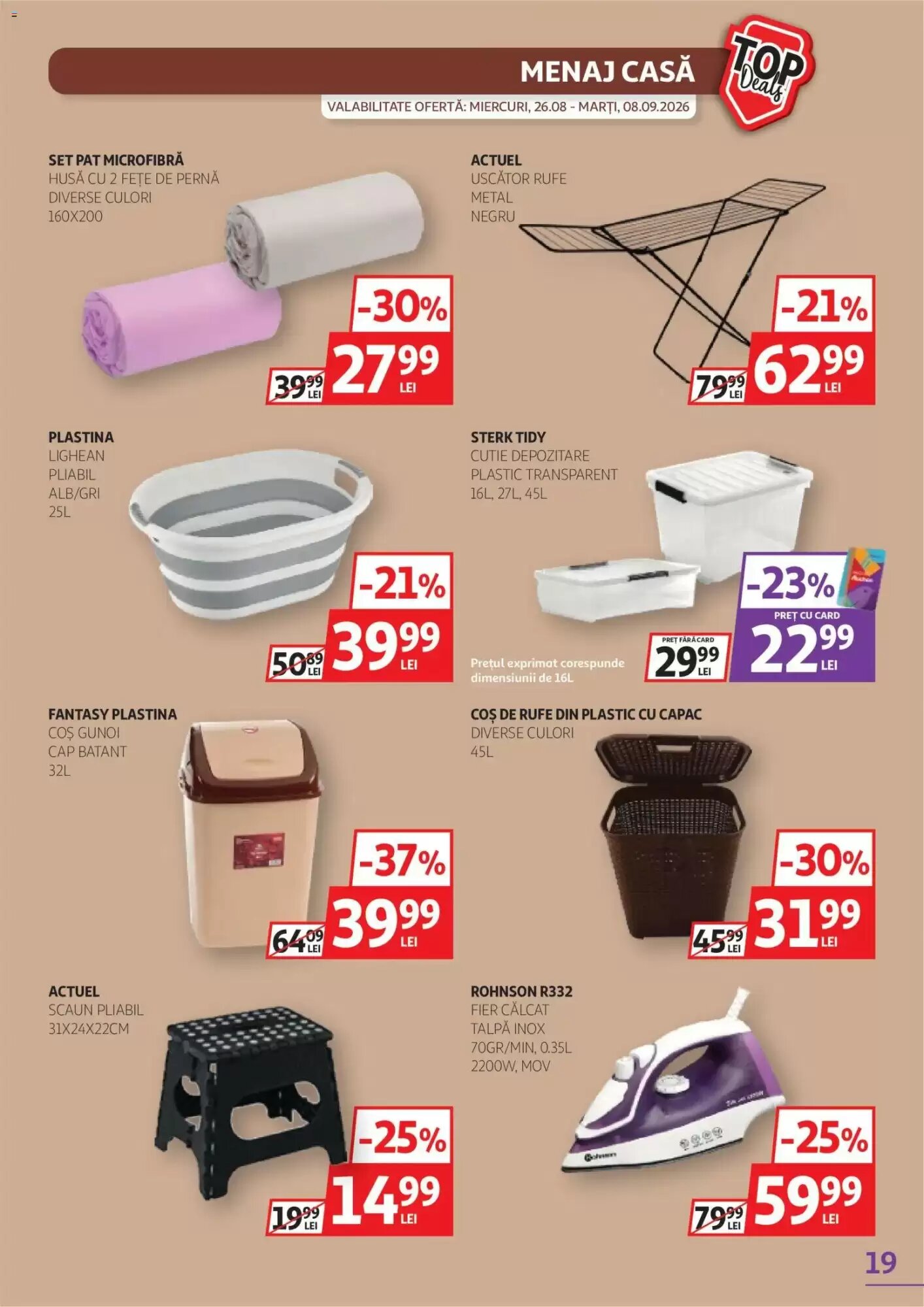 Catalogul cu oferte Auchan valabil de la 26.08.2026 - Pagina 19.