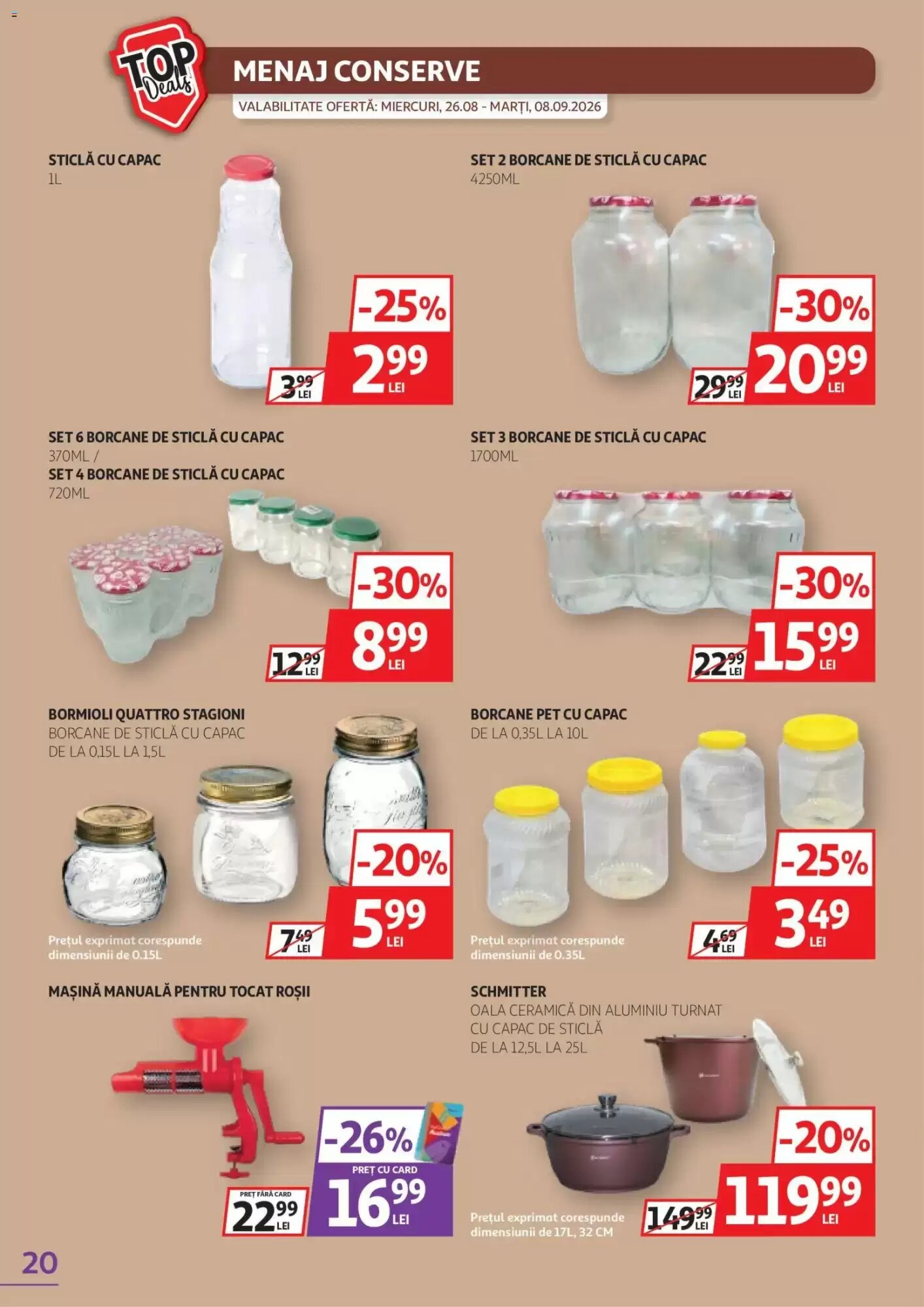 Catalogul cu oferte Auchan valabil de la 26.08.2026 - Pagina 20.