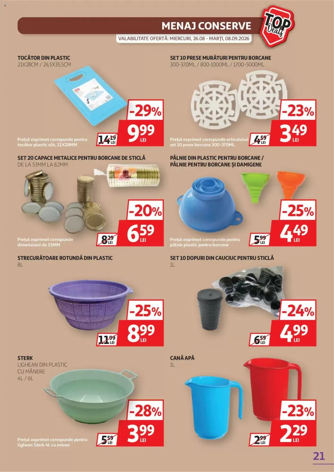 Catalogul cu oferte Auchan valabil de la 26.08.2026 - Pagina 21.