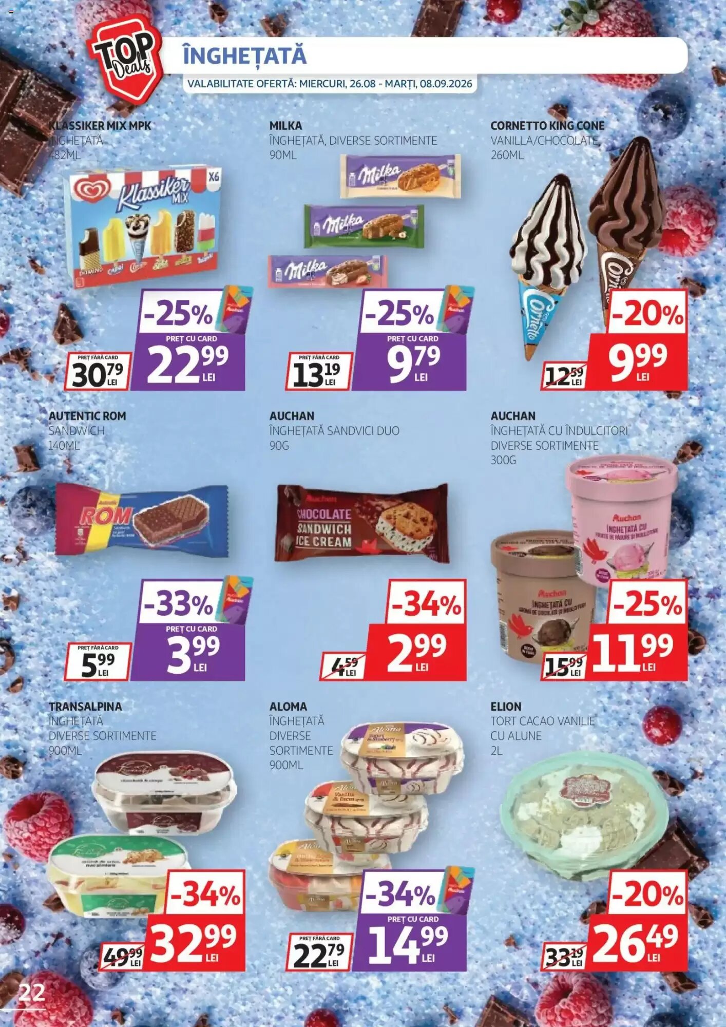 Catalogul cu oferte Auchan valabil de la 26.08.2026 - Pagina 22.