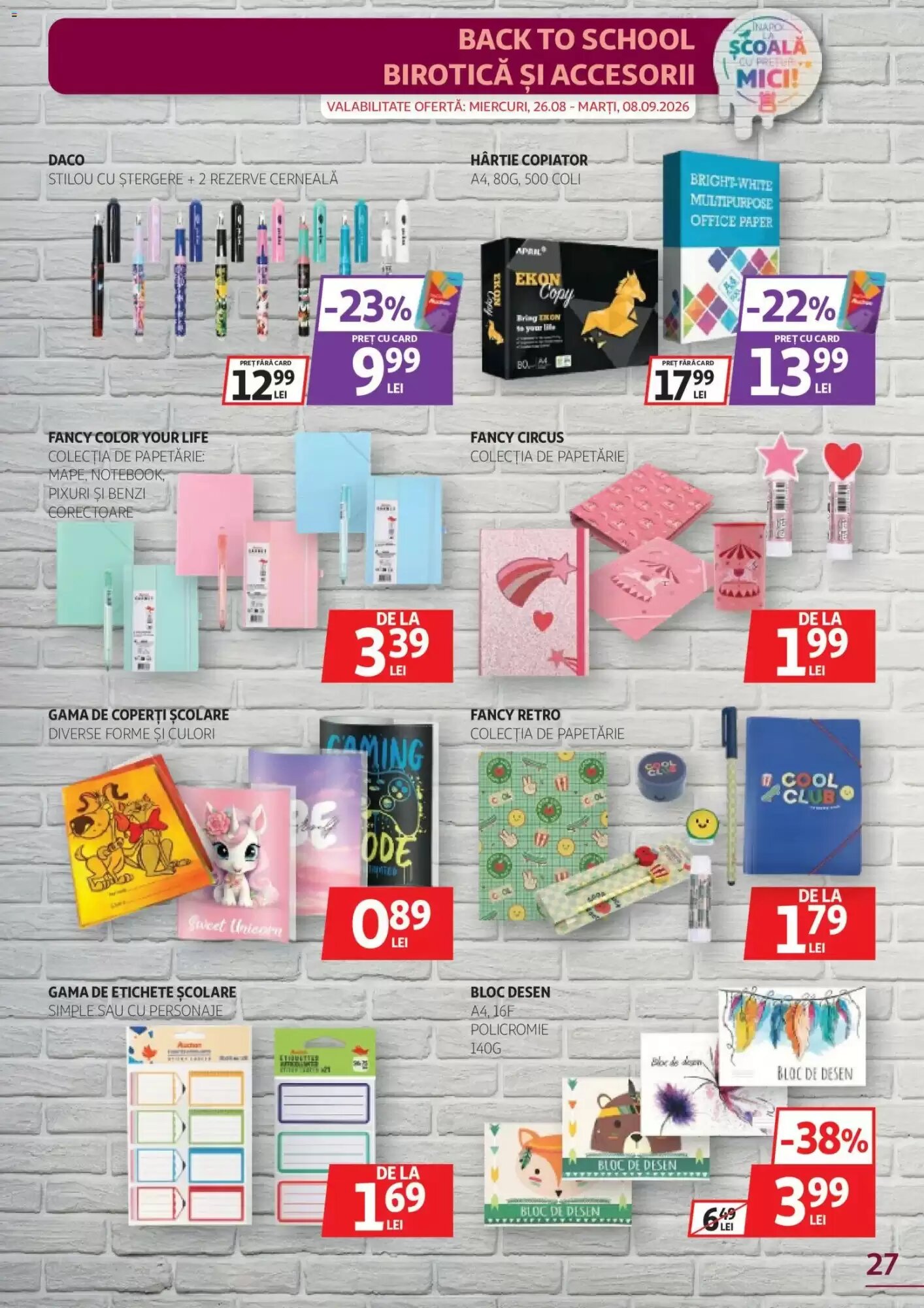 Catalogul cu oferte Auchan valabil de la 26.08.2026 - Pagina 27.