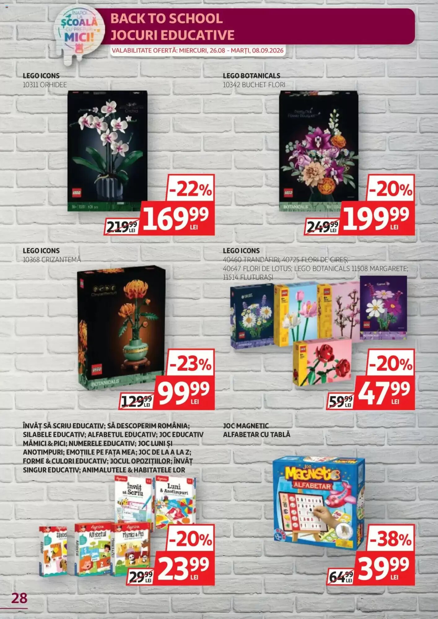 Catalogul cu oferte Auchan valabil de la 26.08.2026 - Pagina 28.