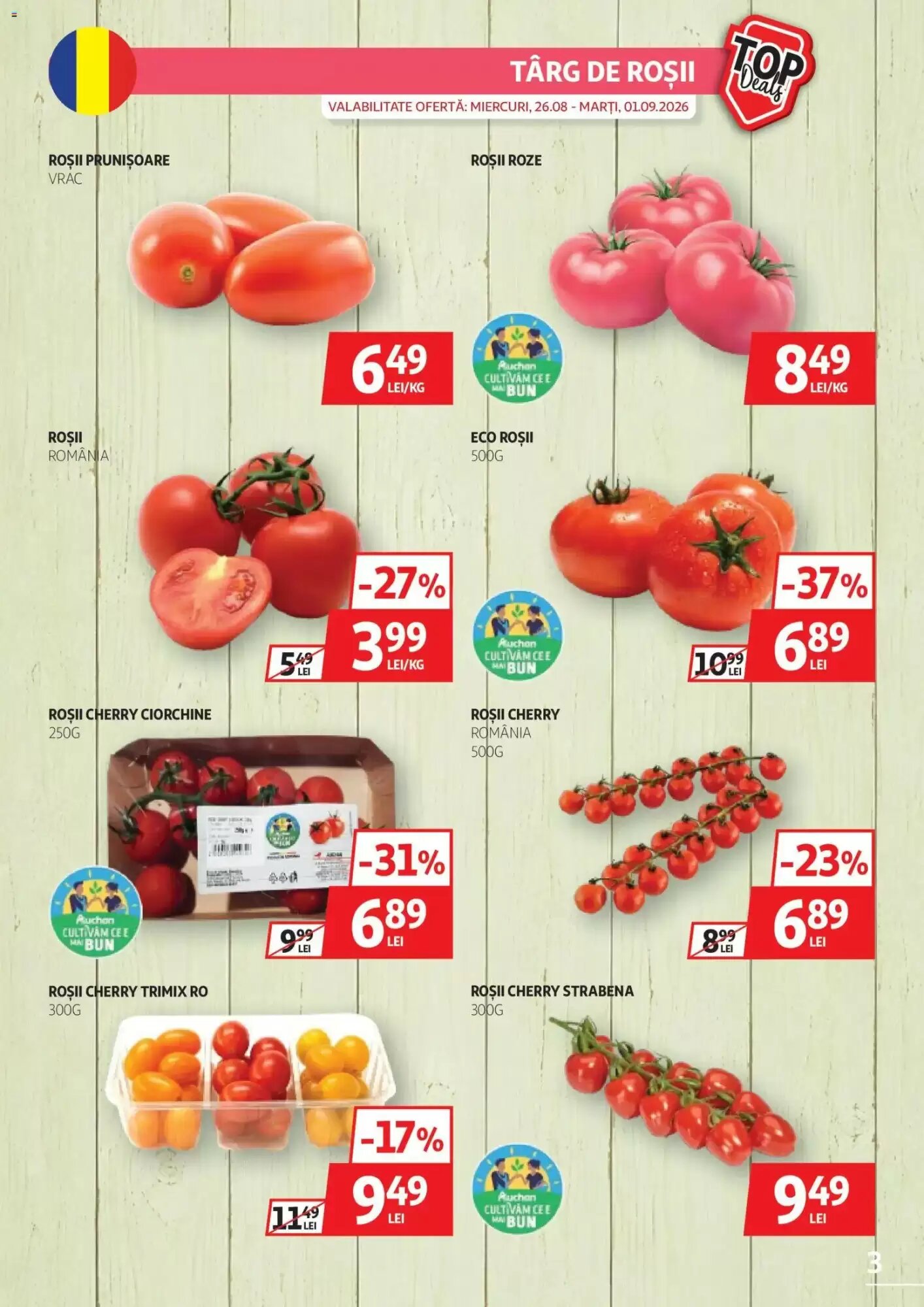 Catalogul cu oferte Auchan valabil de la 26.08.2026 - Pagina 3.