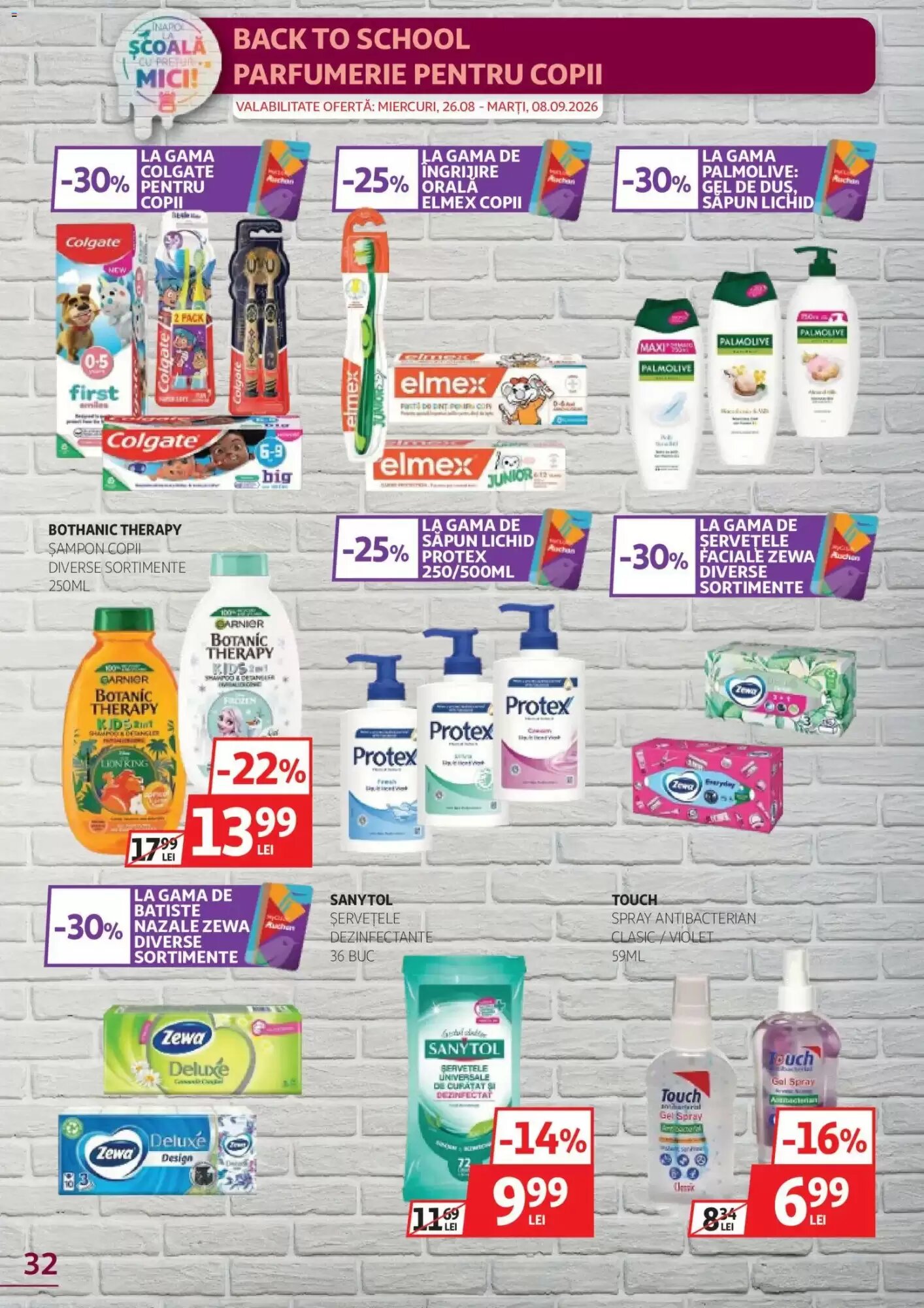 Catalogul cu oferte Auchan valabil de la 26.08.2026 - Pagina 32.