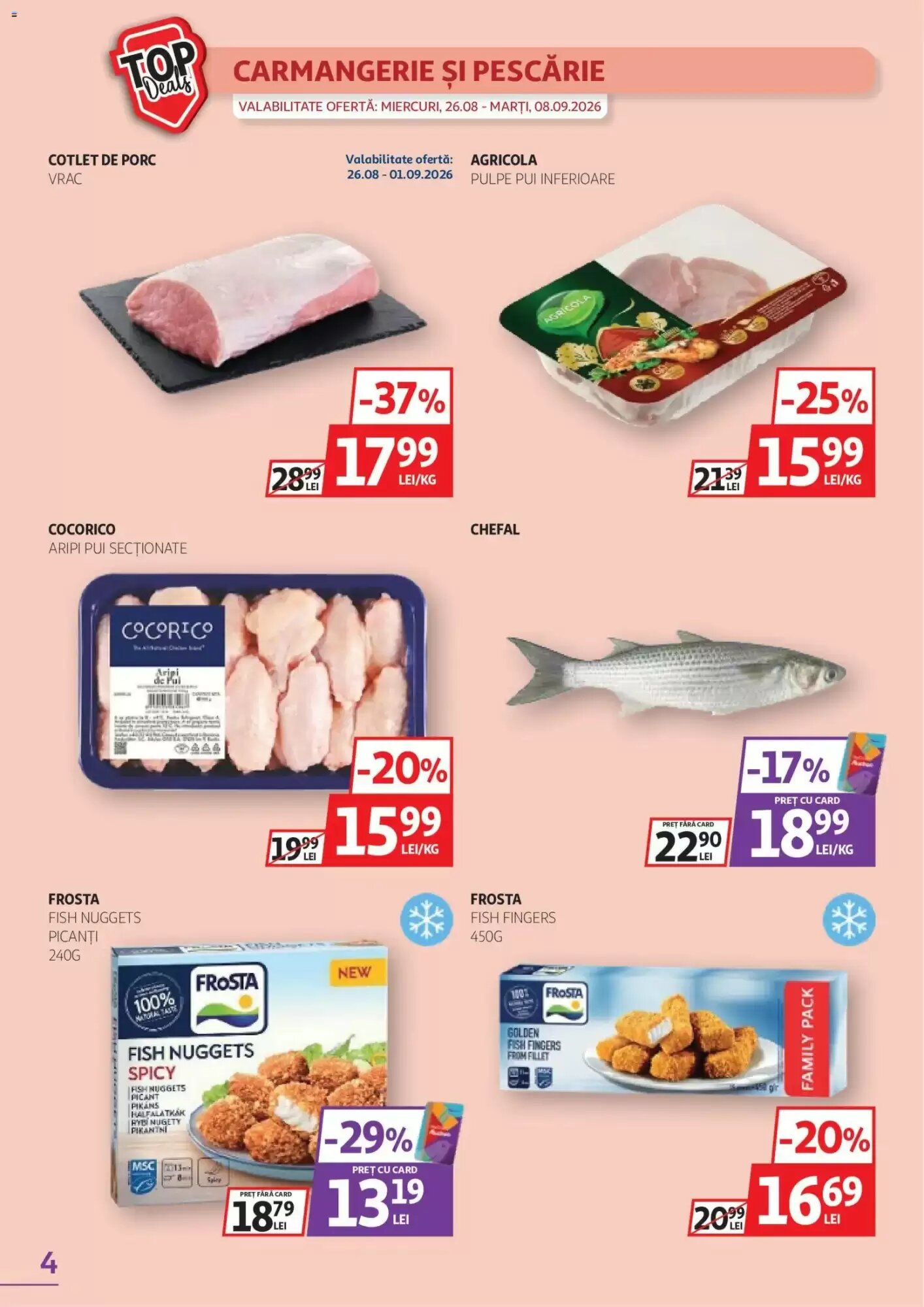 Catalogul cu oferte Auchan valabil de la 26.08.2026 - Pagina 4.