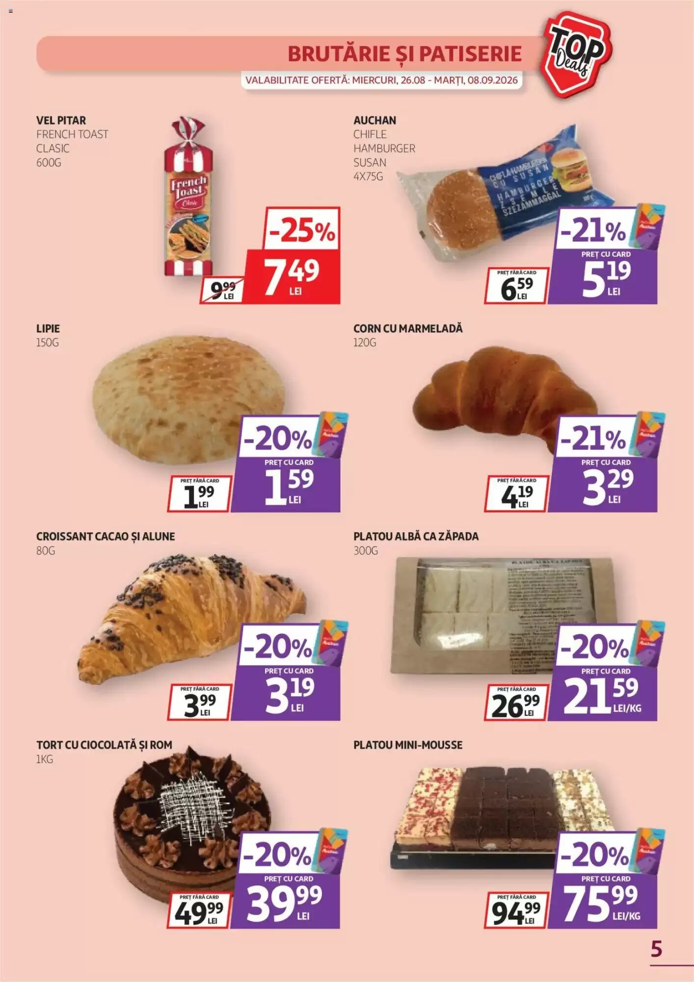 Catalogul cu oferte Auchan valabil de la 26.08.2026 - Pagina 5.