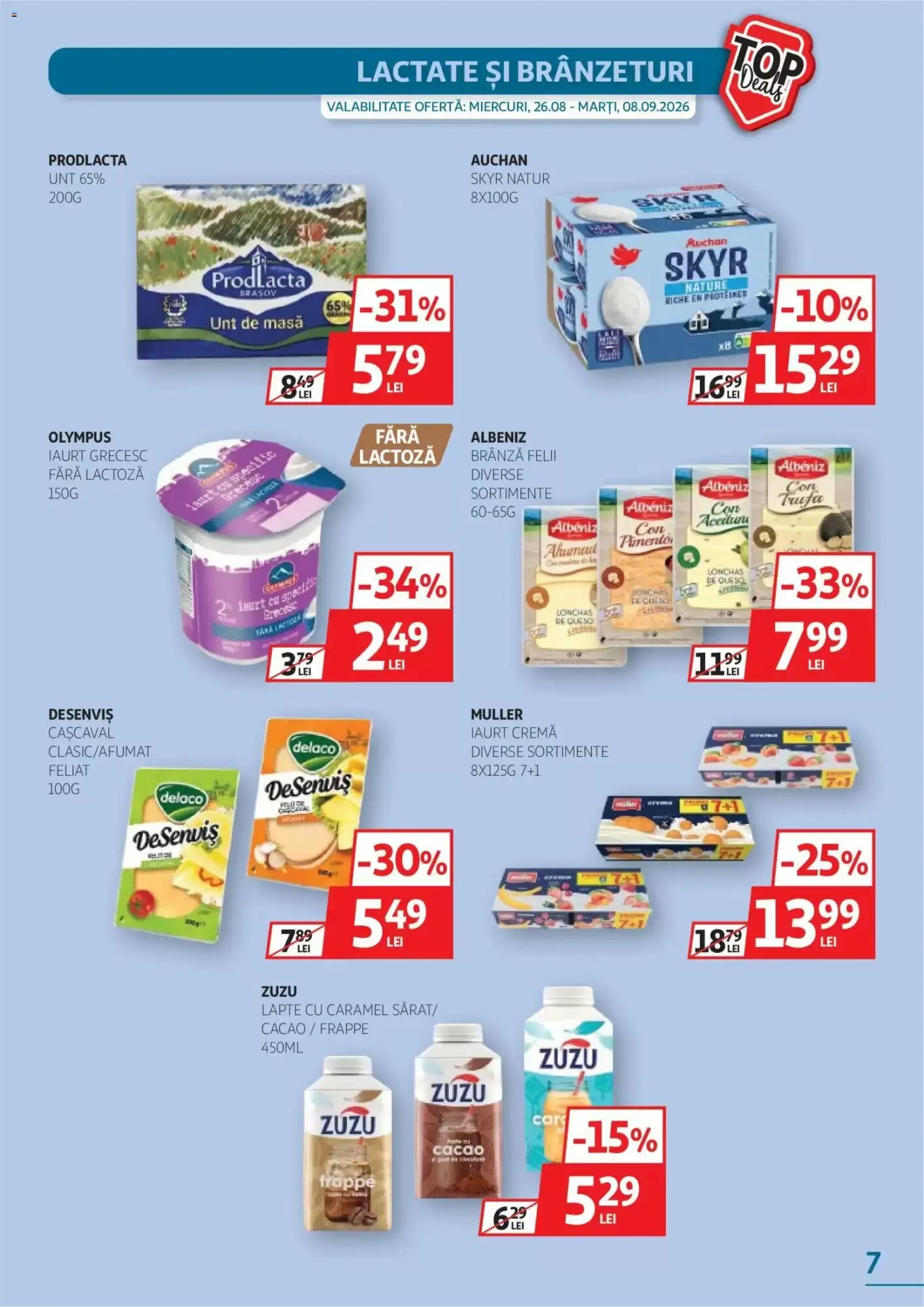 Catalogul cu oferte Auchan valabil de la 26.08.2026 - Pagina 7.