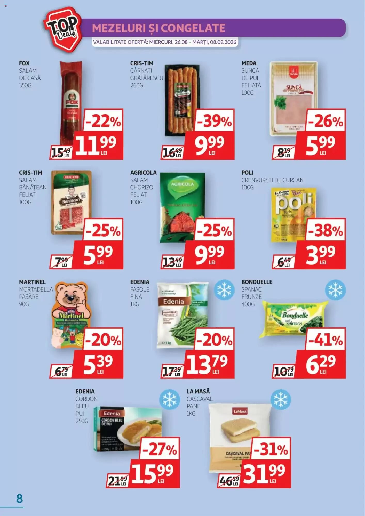 Catalogul cu oferte Auchan valabil de la 26.08.2026 - Pagina 8.