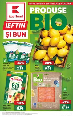 Catalogul cu oferte Kaufland valabil de la 26.08.2026