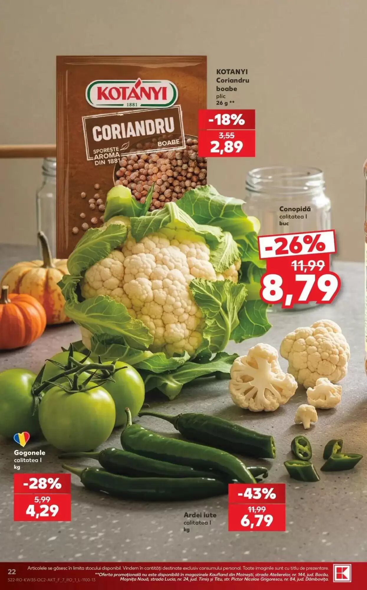 Catalogul cu oferte Kaufland valabil de la 26.08.2026 - Pagina 22.