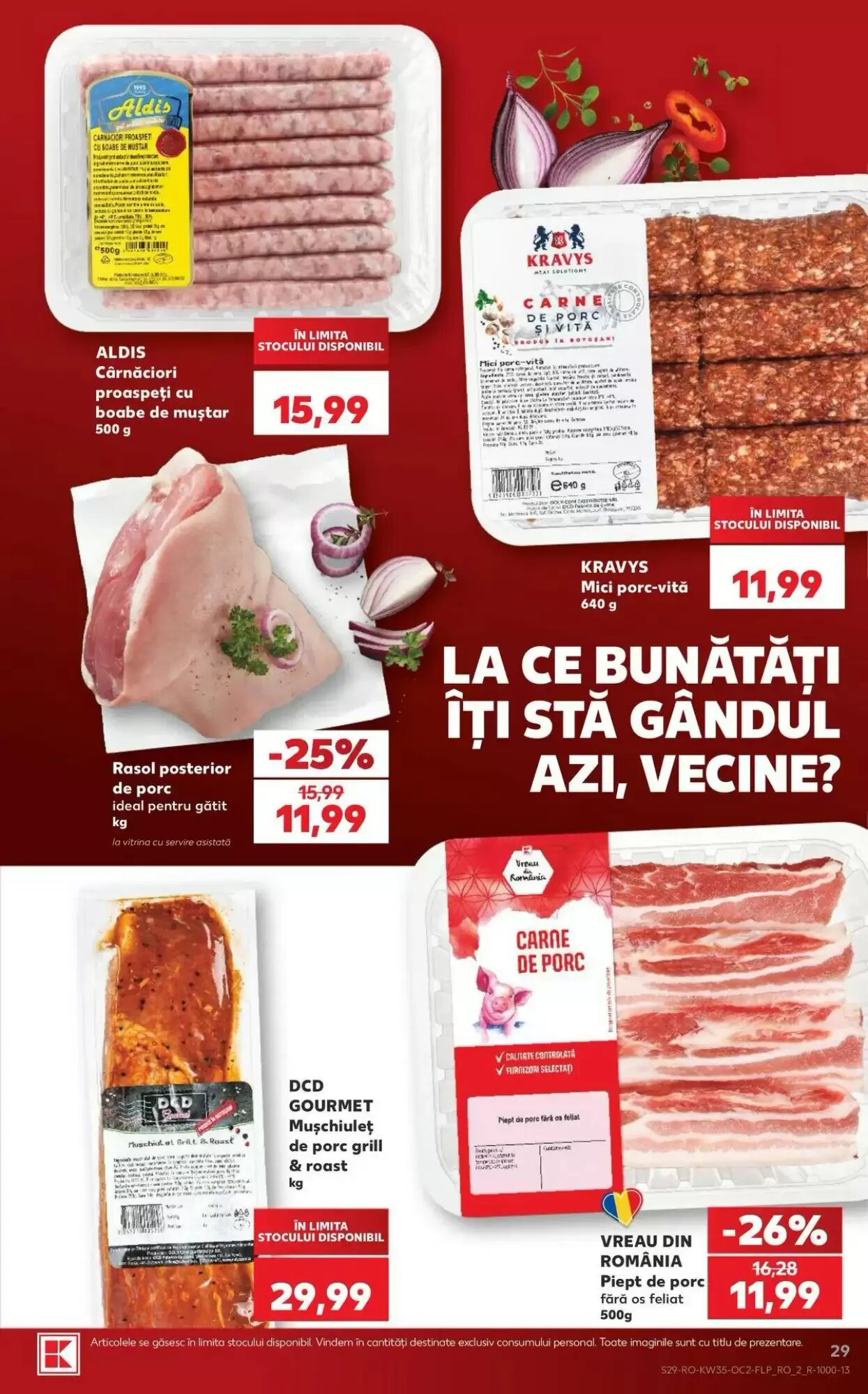 Catalogul cu oferte Kaufland valabil de la 26.08.2026 - Pagina 29.