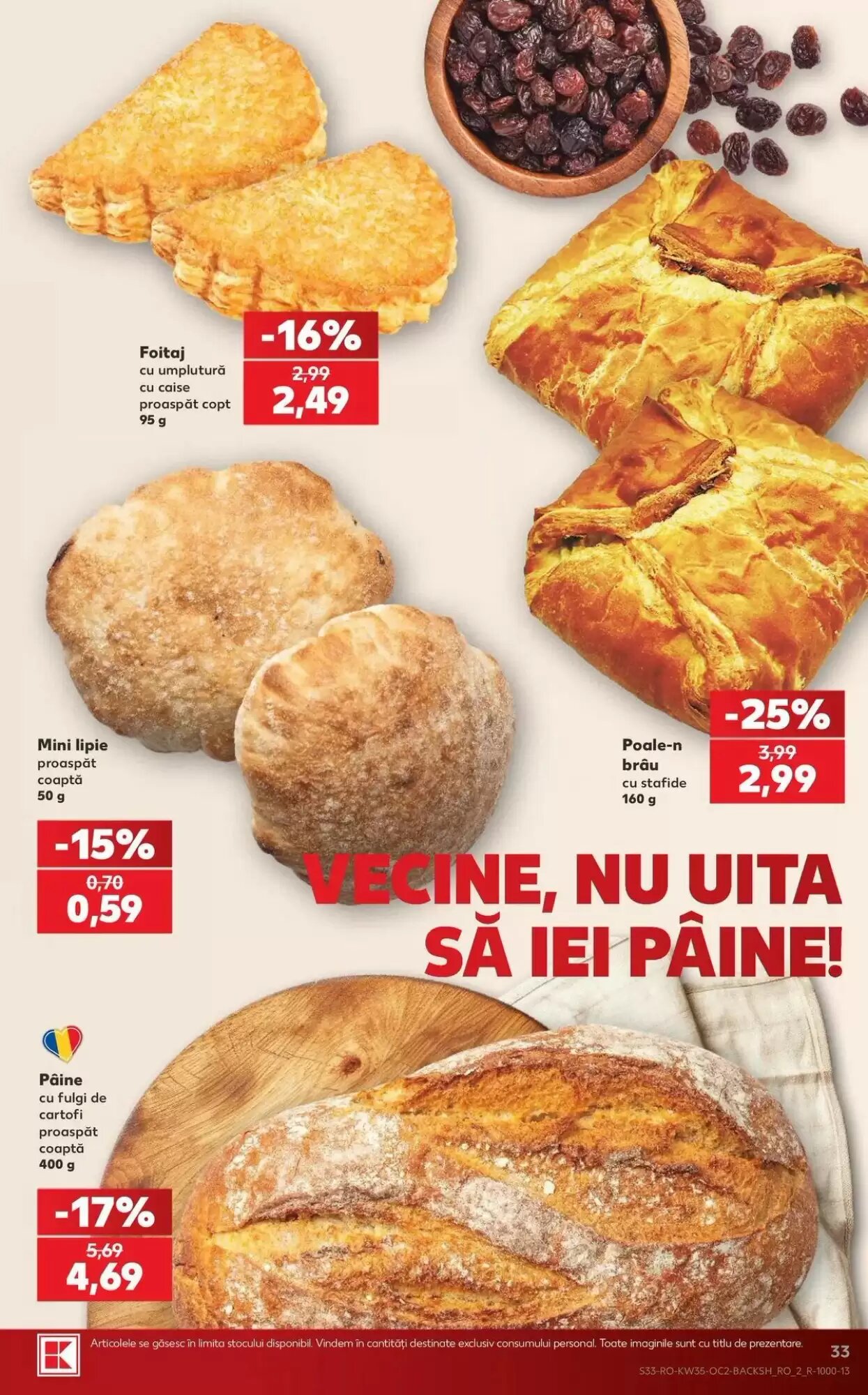 Catalogul cu oferte Kaufland valabil de la 26.08.2026 - Pagina 33.