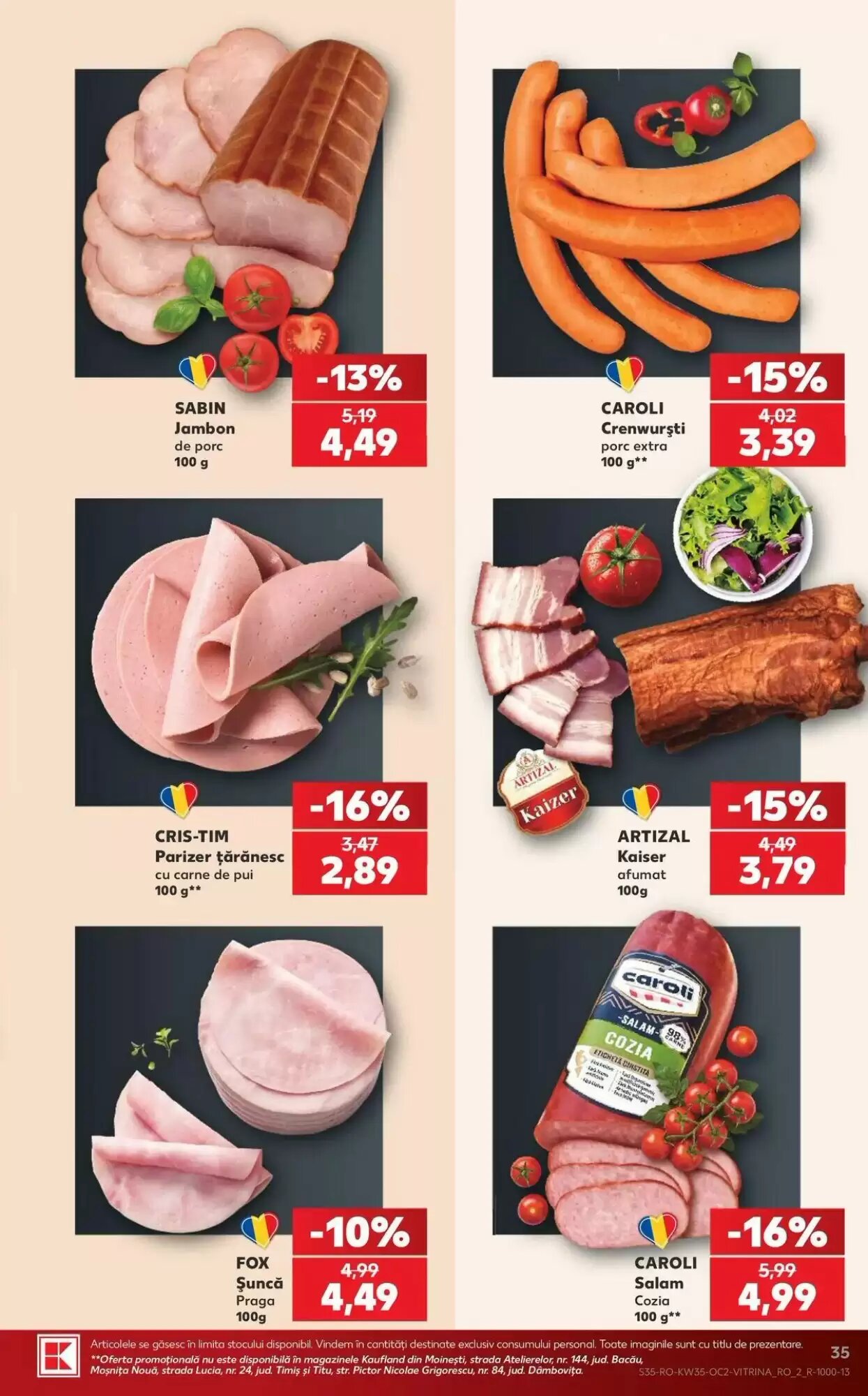 Catalogul cu oferte Kaufland valabil de la 26.08.2026 - Pagina 35.