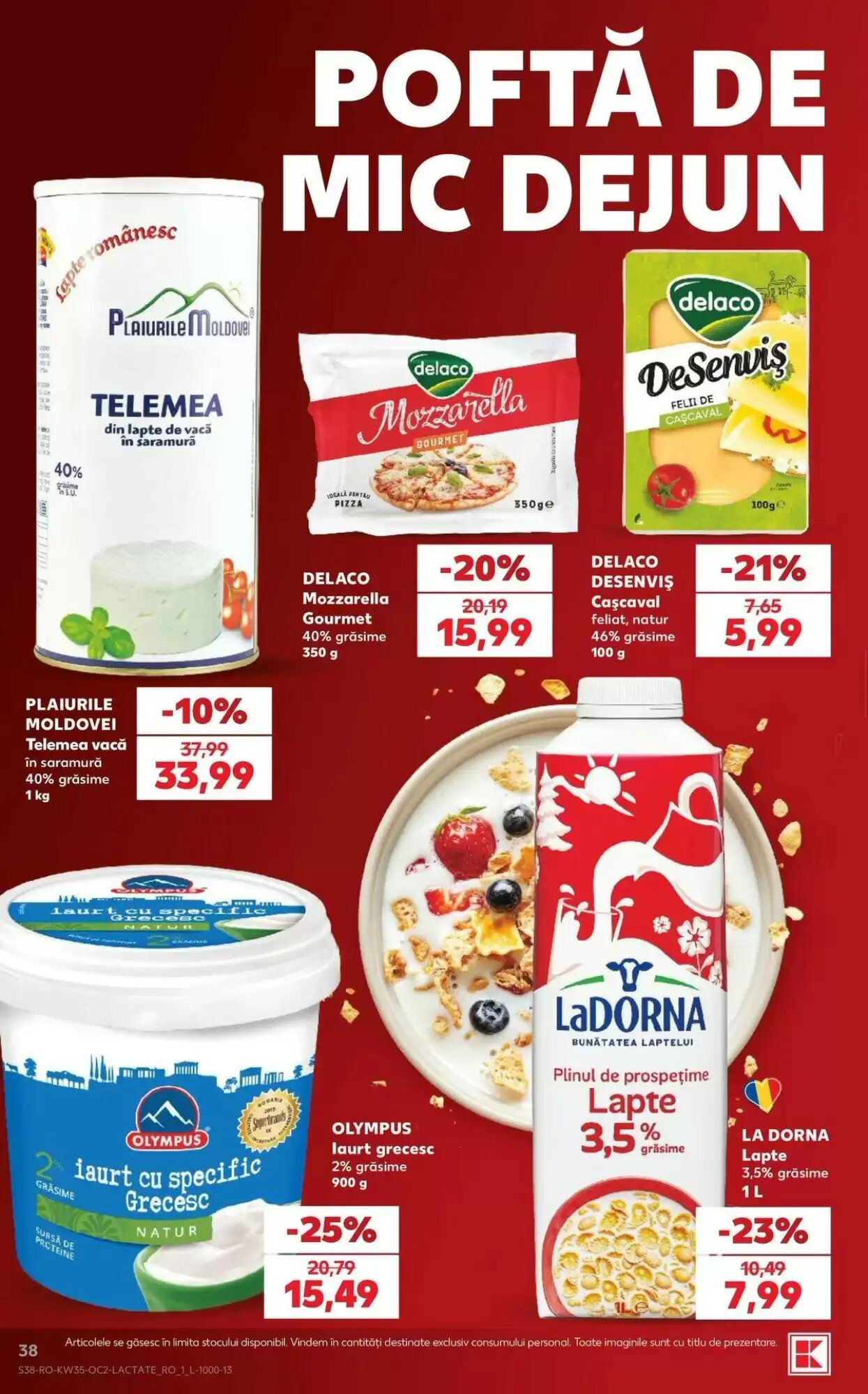 Catalogul cu oferte Kaufland valabil de la 26.08.2026 - Pagina 38.