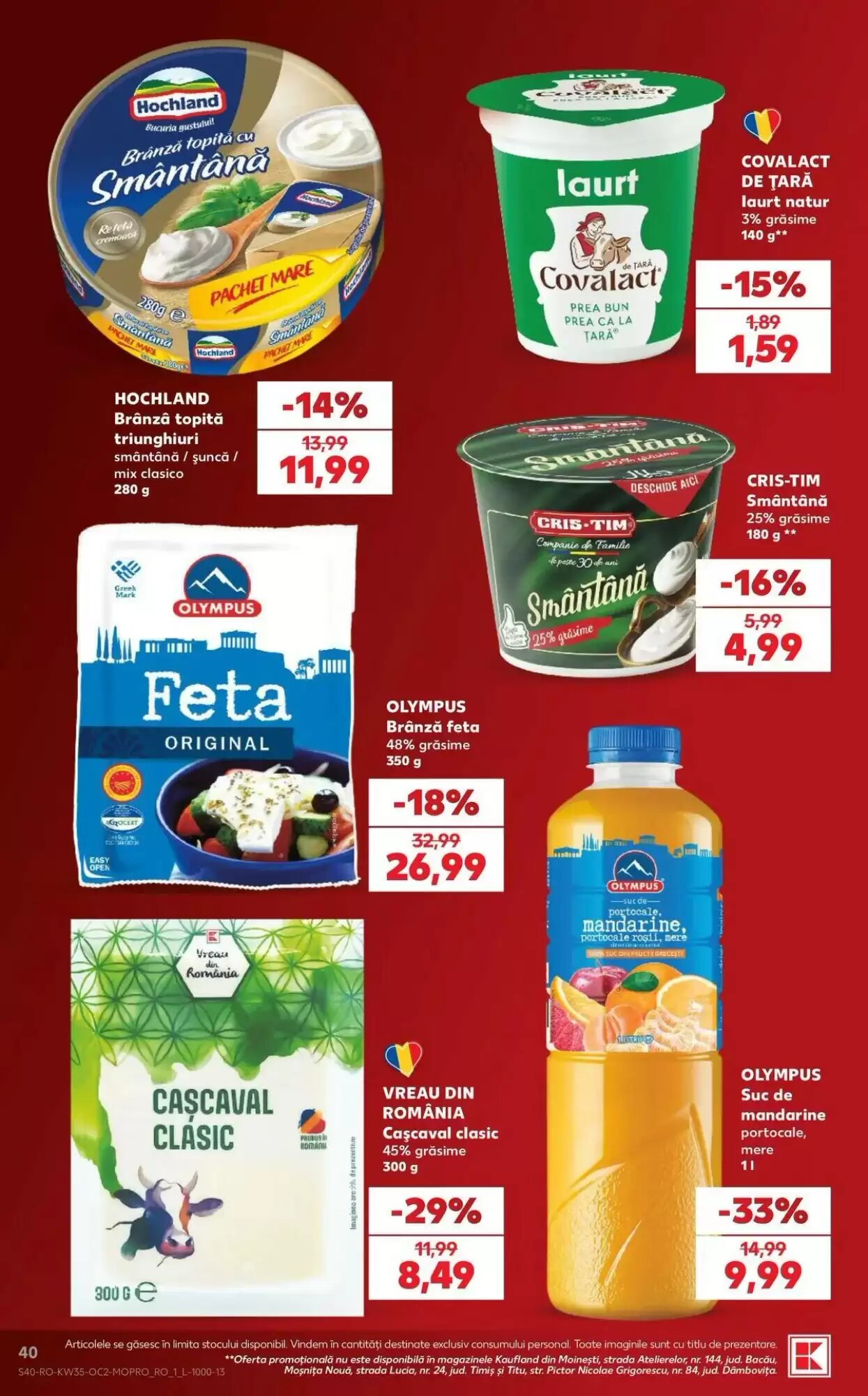 Catalogul cu oferte Kaufland valabil de la 26.08.2026 - Pagina 40.