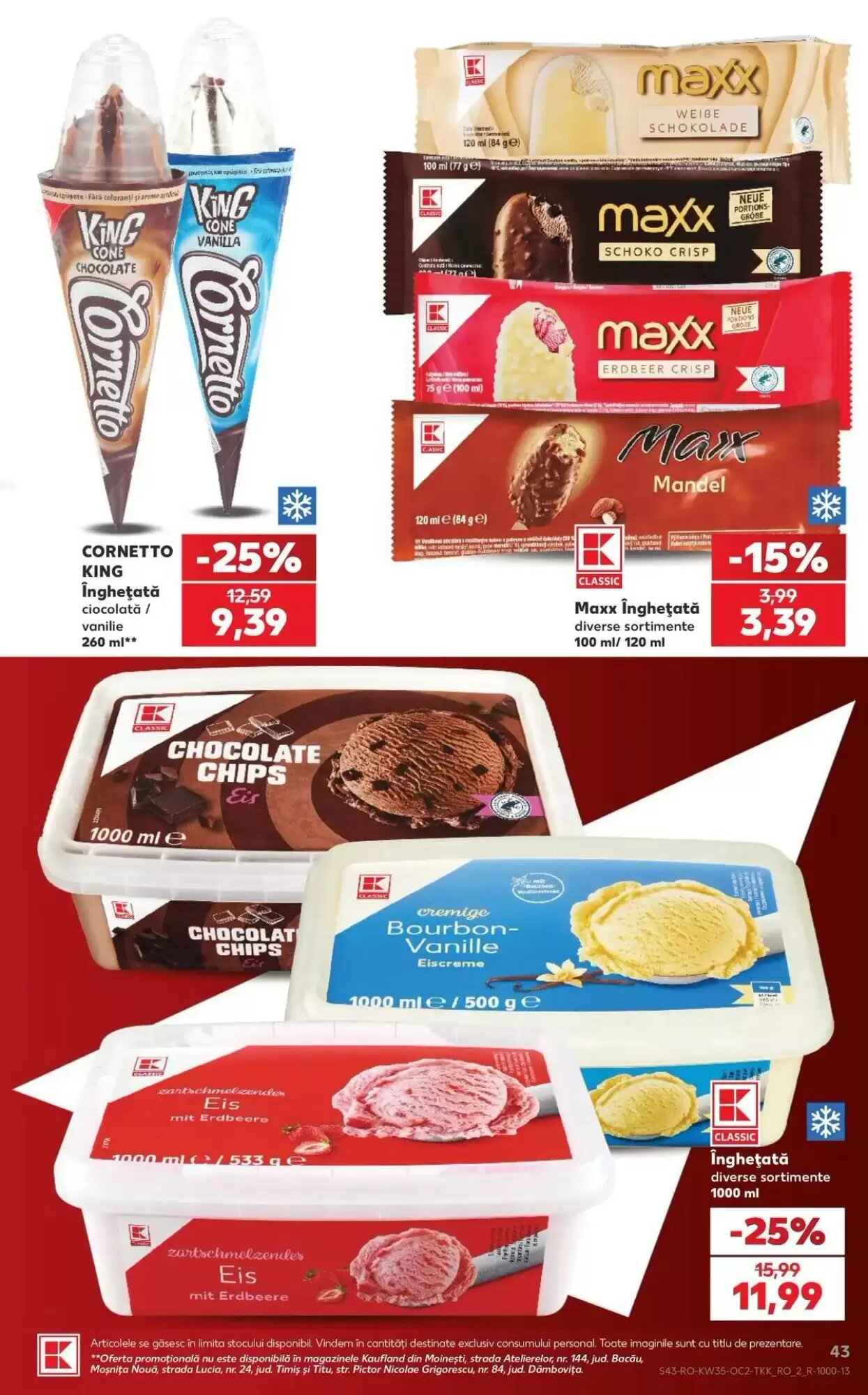 Catalogul cu oferte Kaufland valabil de la 26.08.2026 - Pagina 43.