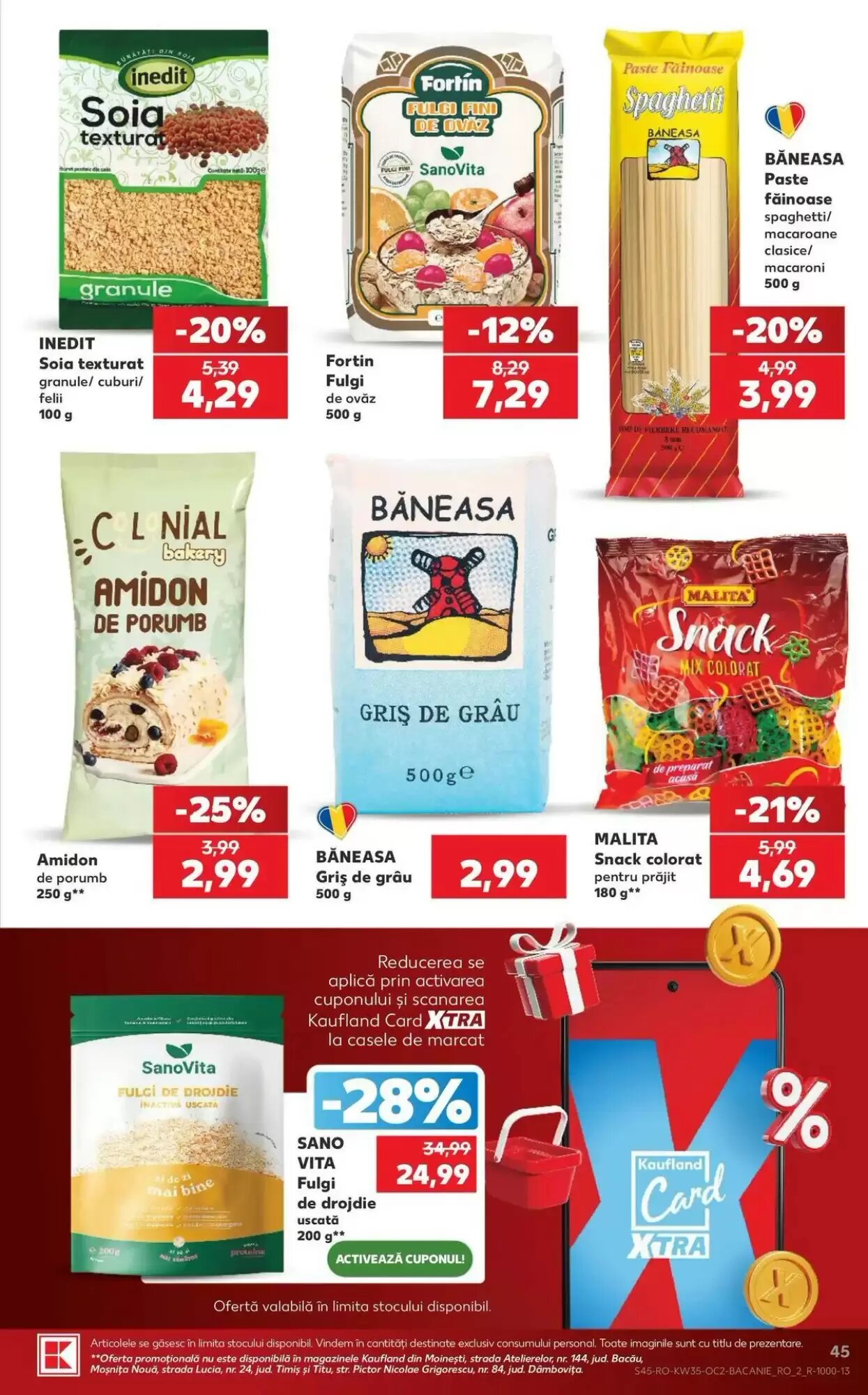 Catalogul cu oferte Kaufland valabil de la 26.08.2026 - Pagina 45.