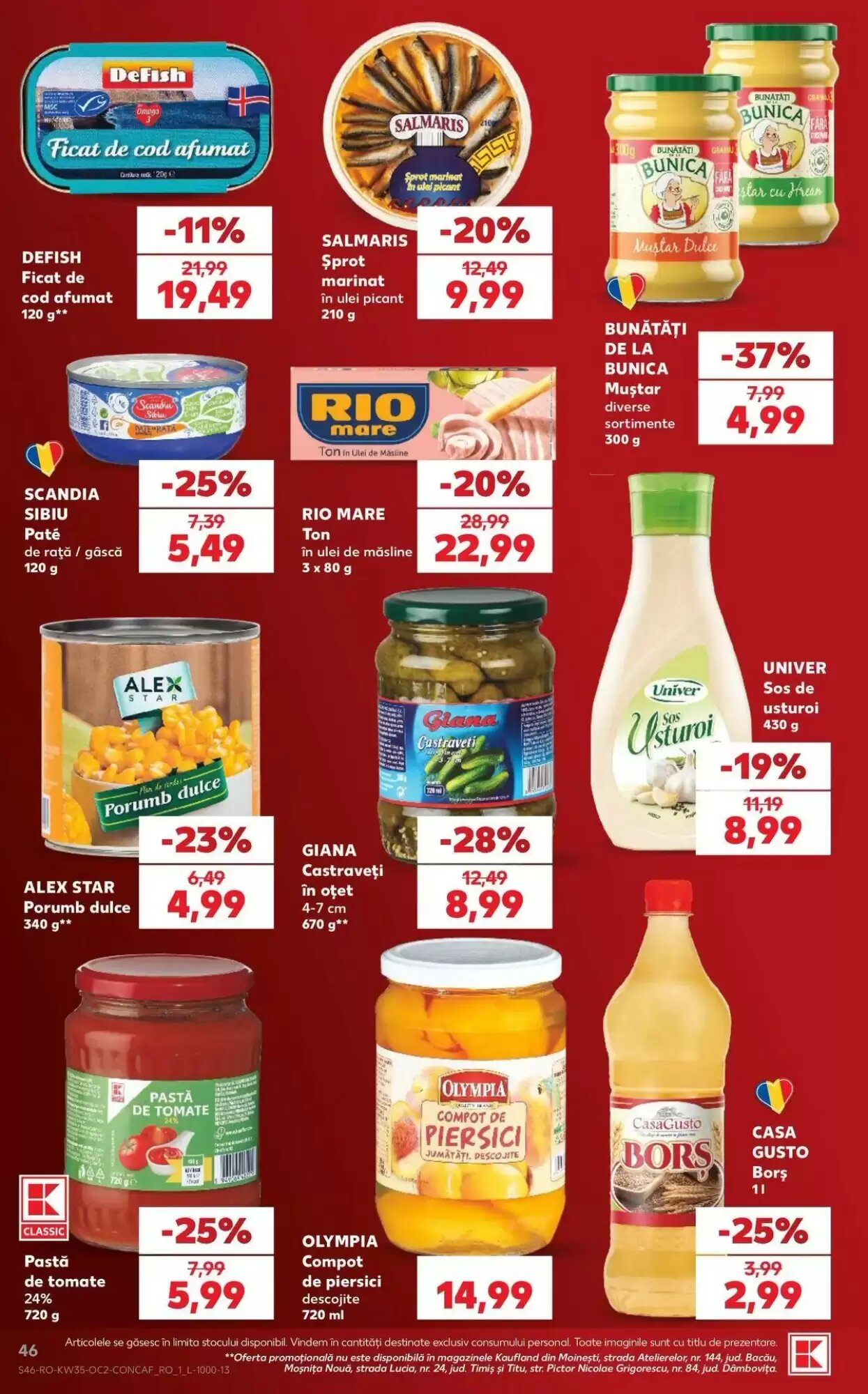 Catalogul cu oferte Kaufland valabil de la 26.08.2026 - Pagina 46.