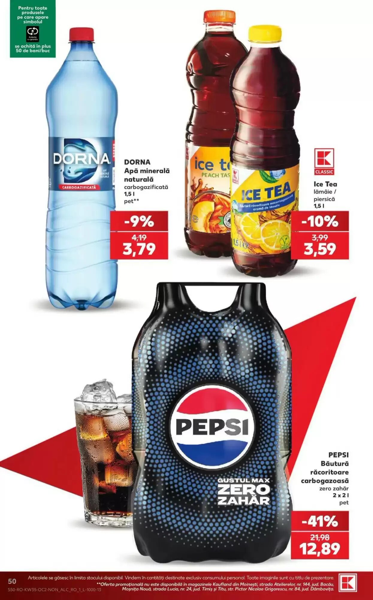Catalogul cu oferte Kaufland valabil de la 26.08.2026 - Pagina 50.