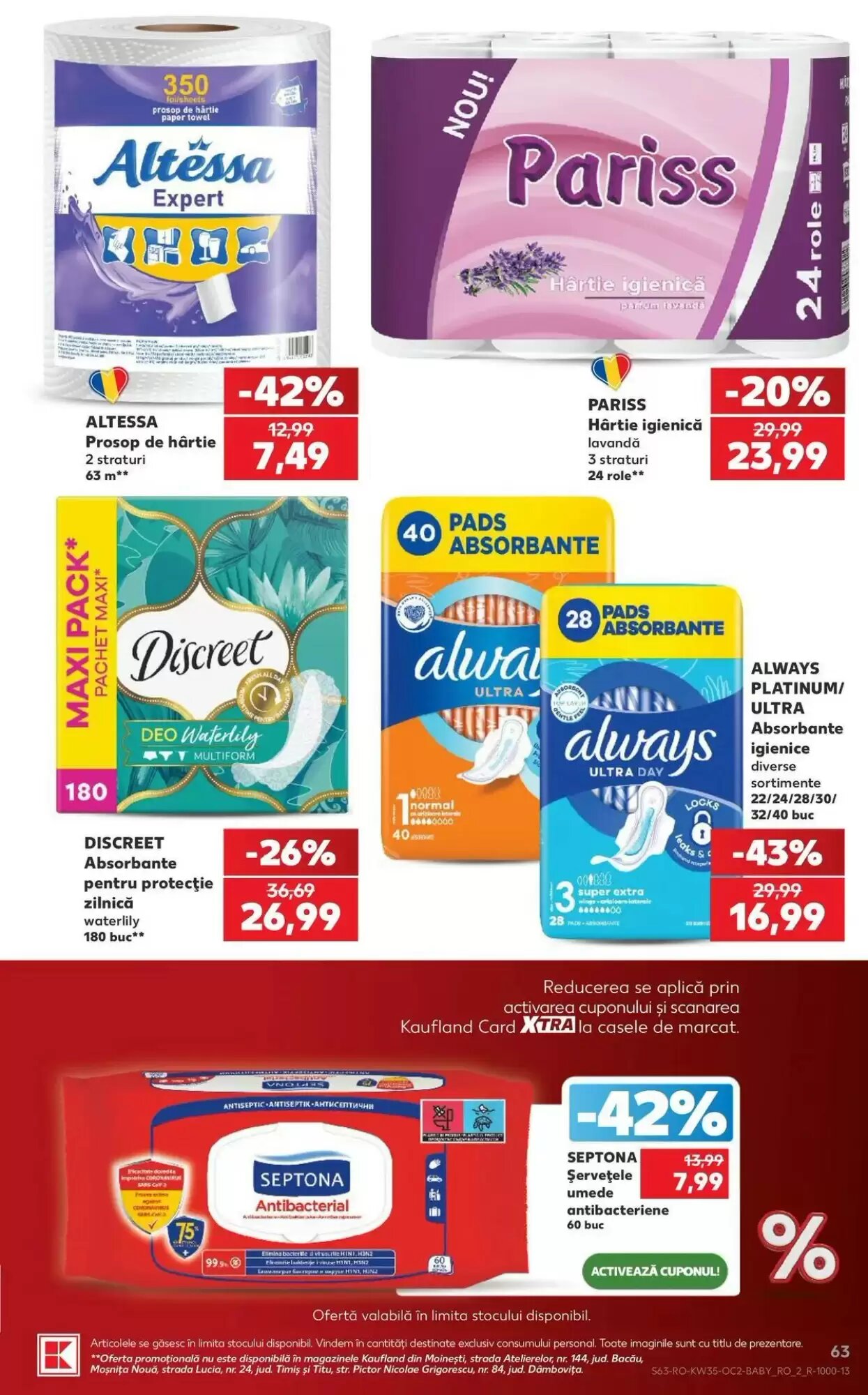 Catalogul cu oferte Kaufland valabil de la 26.08.2026 - Pagina 63.