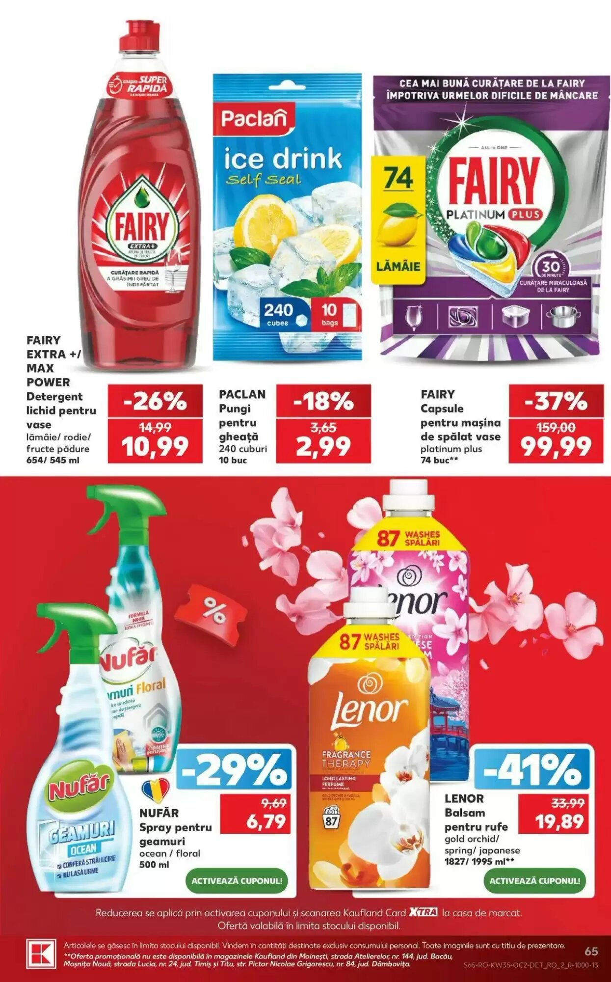 Catalogul cu oferte Kaufland valabil de la 26.08.2026 - Pagina 65.