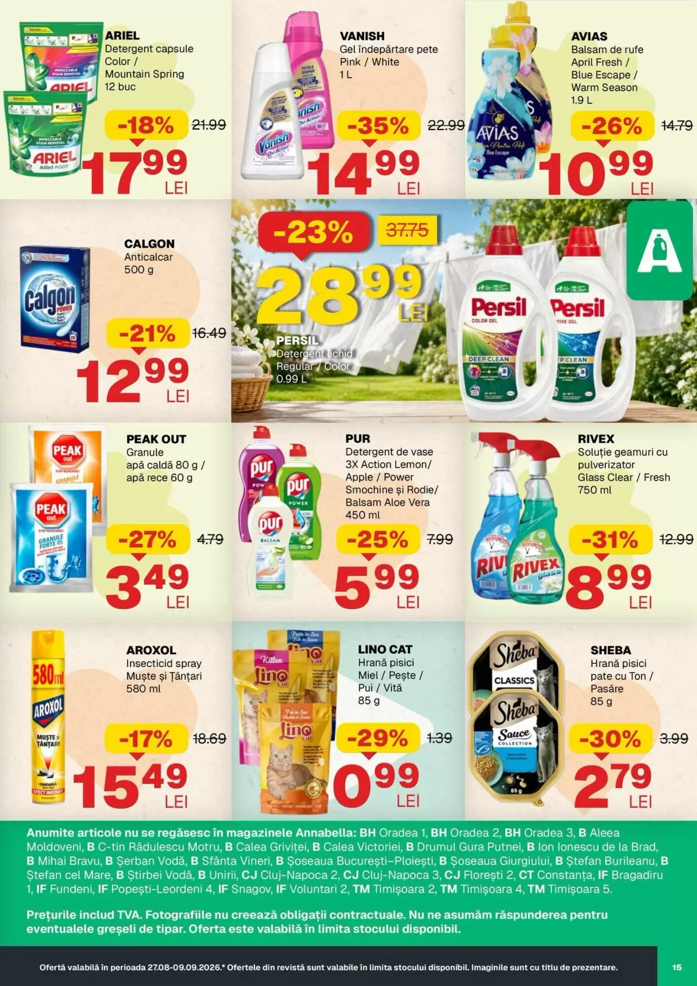 Catalogul cu oferte Annabella valabil de la 27.08.2026 - Pagina 15.