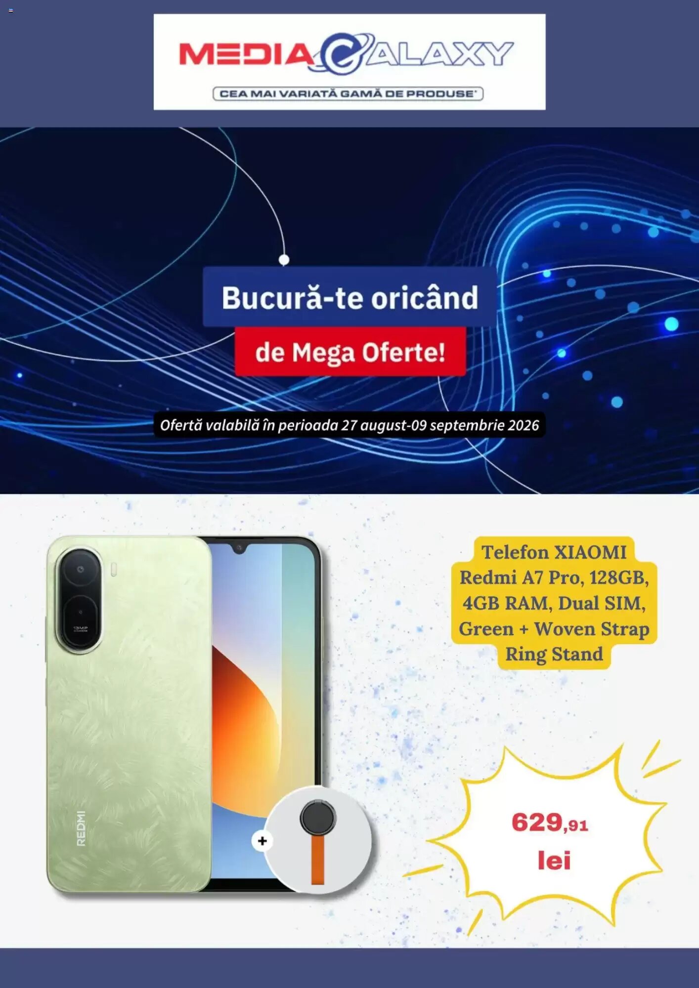 Catalogul cu oferte Media Galaxy valabil de la 27.08.2026 - Pagina 1.