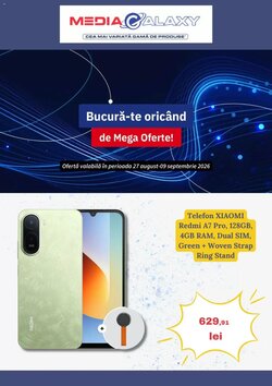 Catalogul cu oferte Media Galaxy valabil de la 27.08.2026