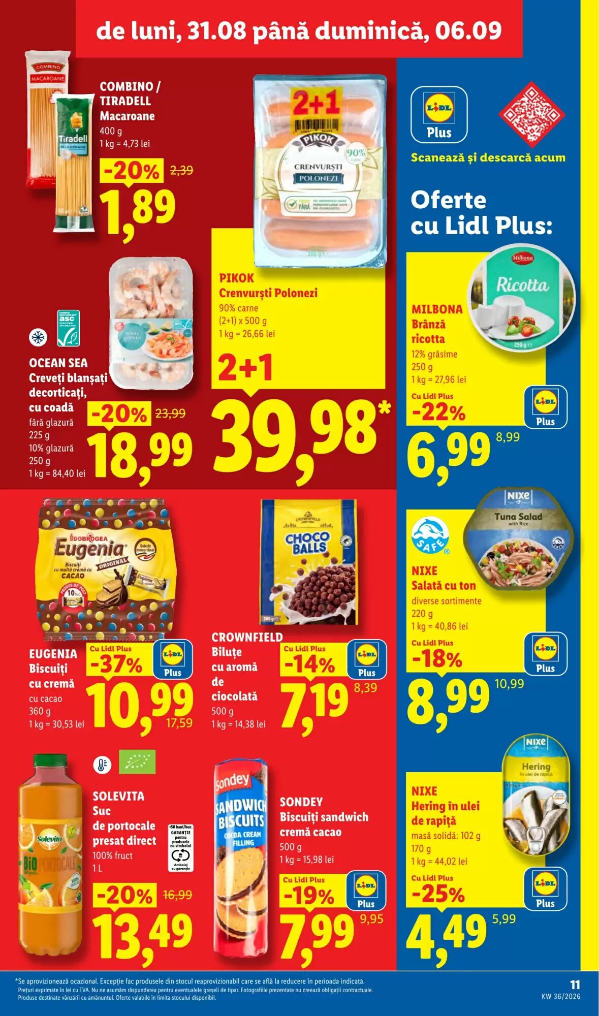 Catalogul cu oferte Lidl valabil de la 31.08.2026 - Pagina 11.