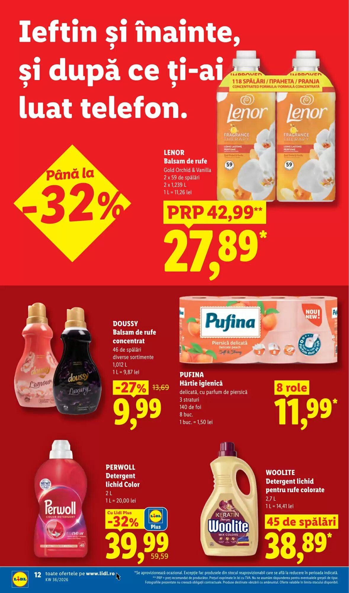 Catalogul cu oferte Lidl valabil de la 31.08.2026 - Pagina 12.