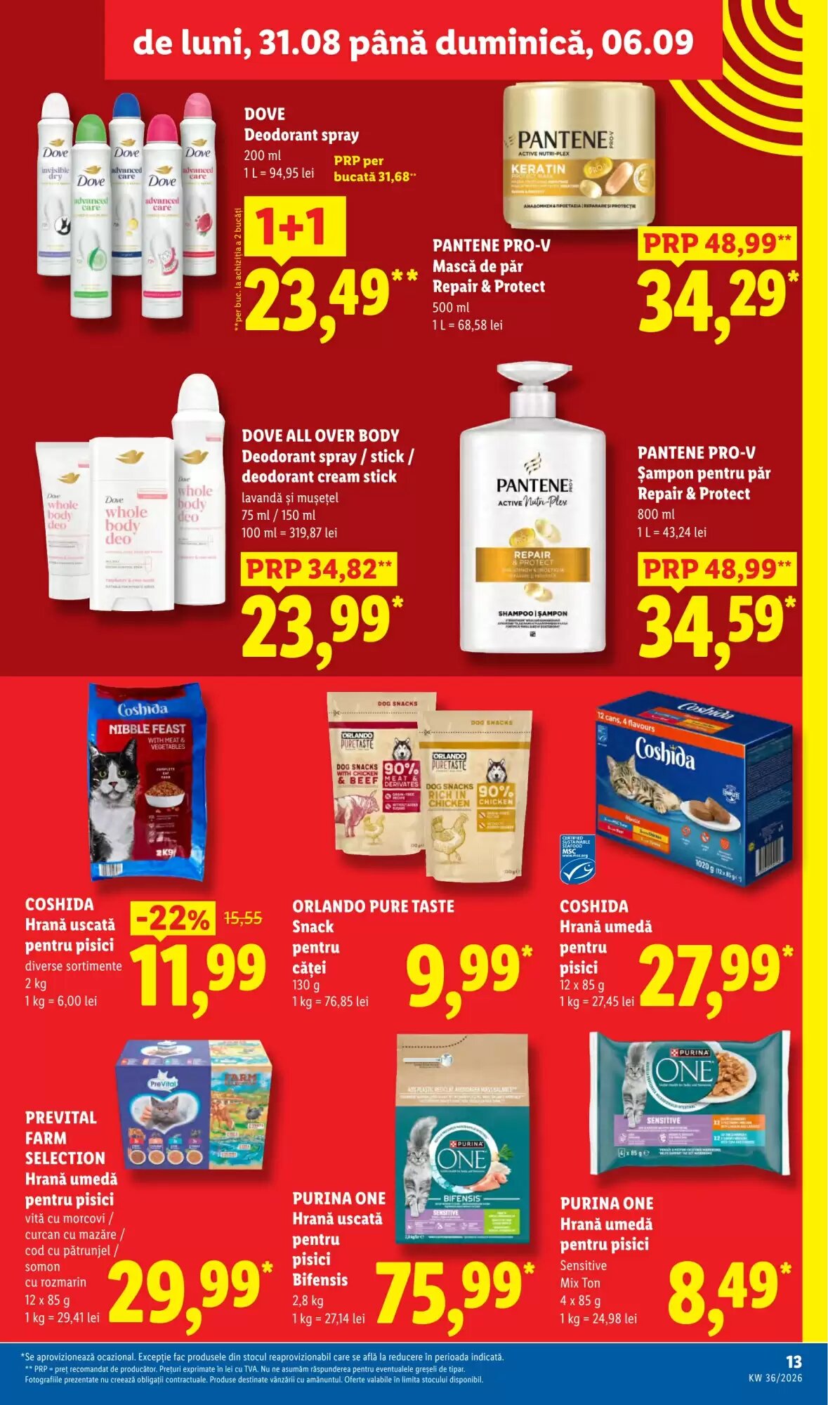 Catalogul cu oferte Lidl valabil de la 31.08.2026 - Pagina 13.