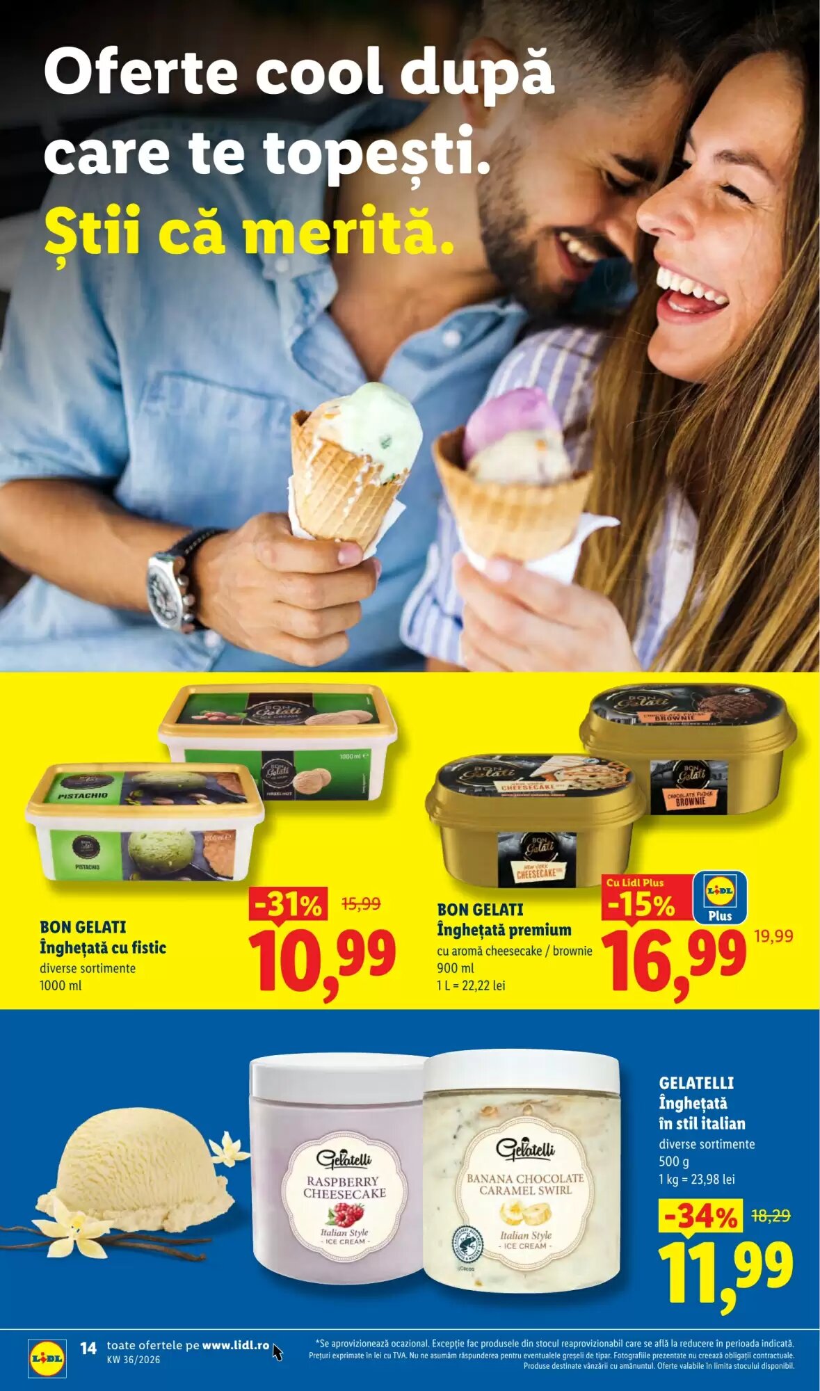 Catalogul cu oferte Lidl valabil de la 31.08.2026 - Pagina 14.