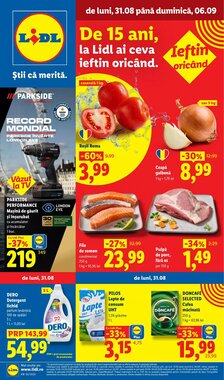 Catalogul cu oferte Lidl valabil de la 31.08.2026