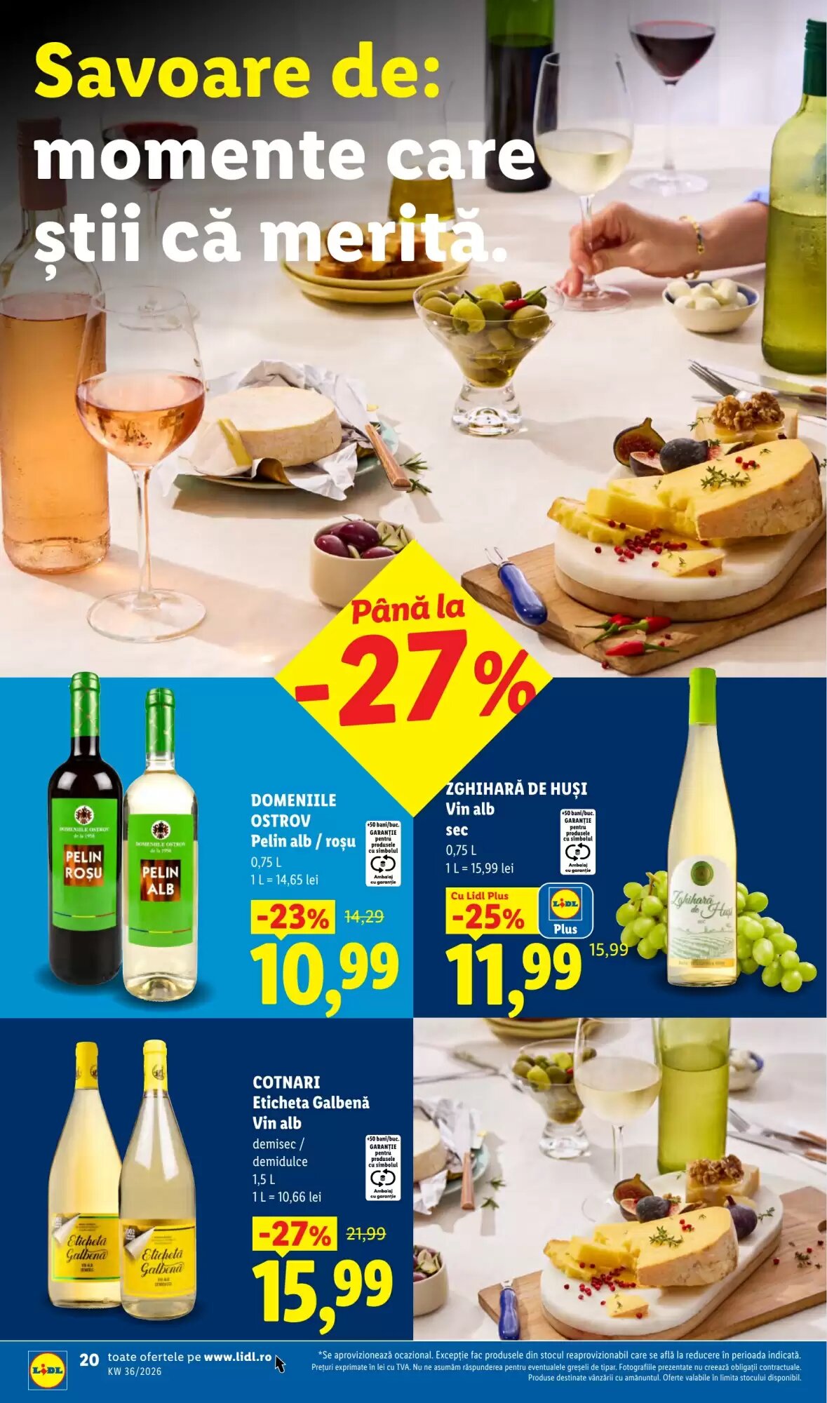 Catalogul cu oferte Lidl valabil de la 31.08.2026 - Pagina 20.