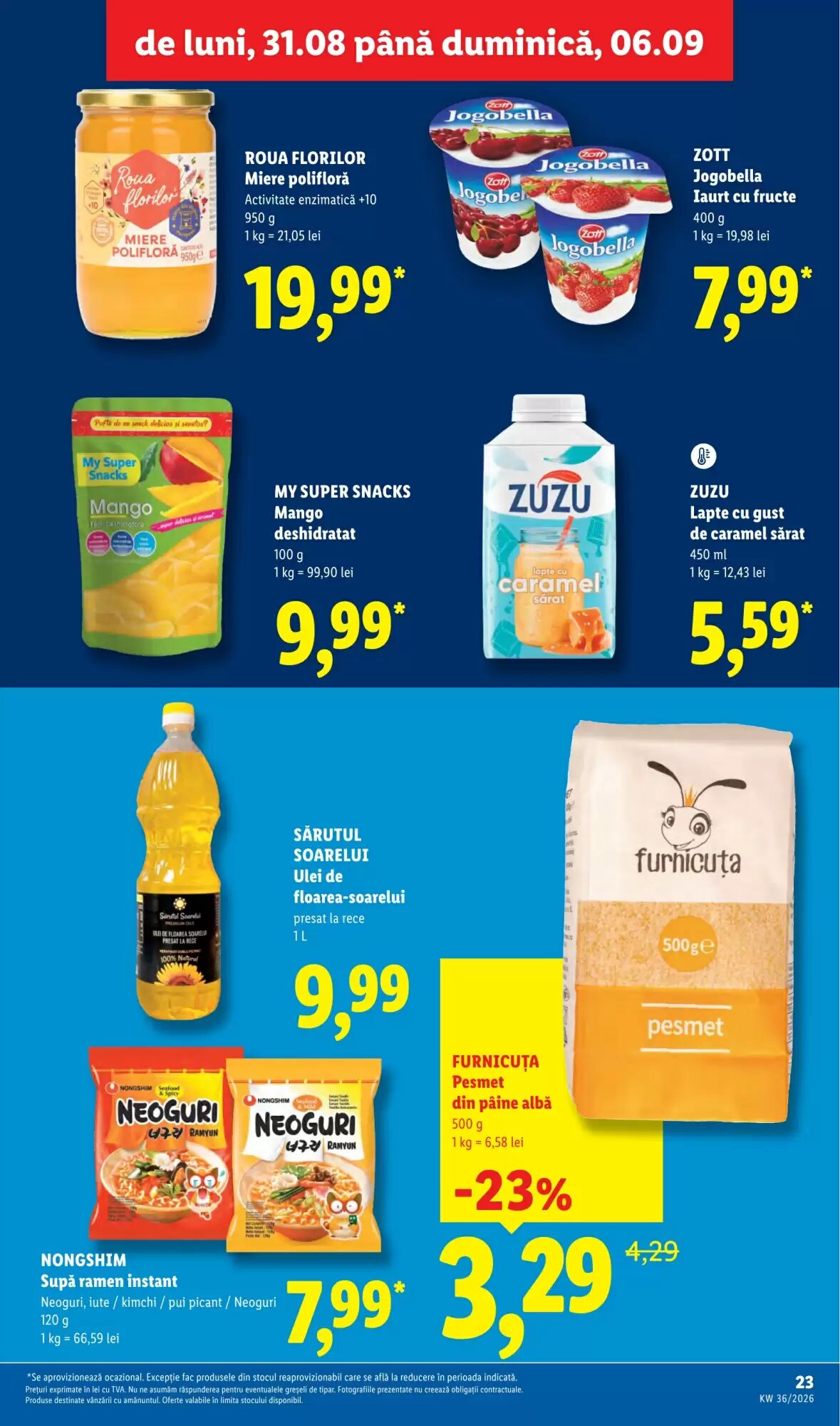Catalogul cu oferte Lidl valabil de la 31.08.2026 - Pagina 23.