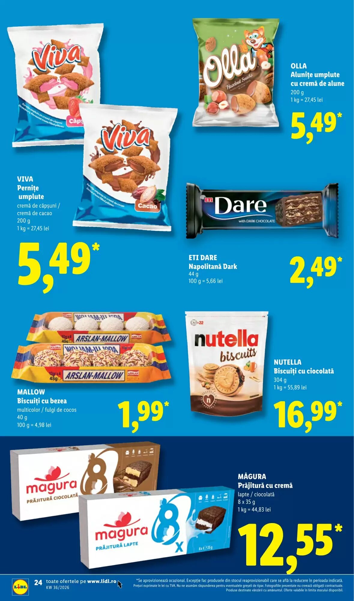 Catalogul cu oferte Lidl valabil de la 31.08.2026 - Pagina 24.