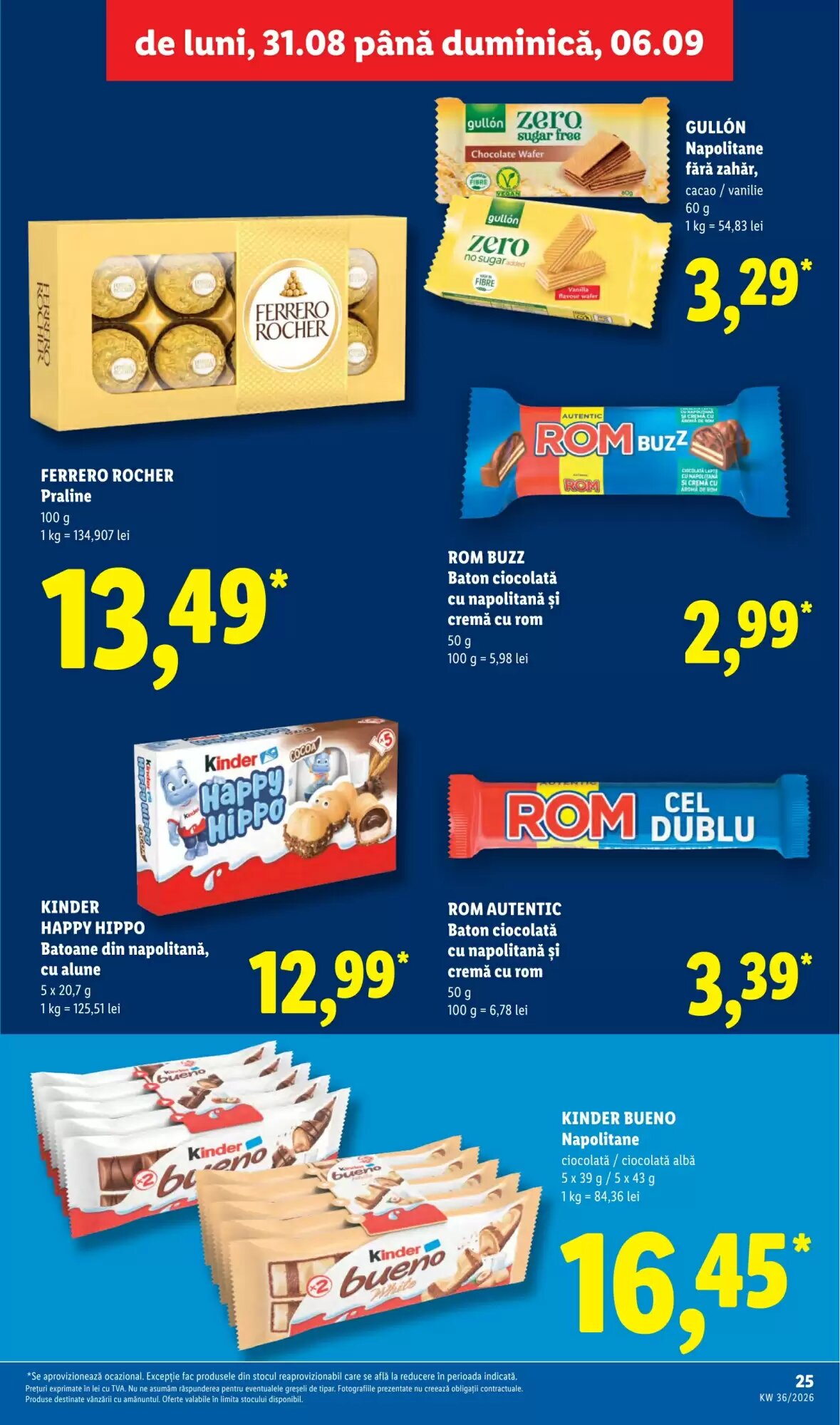 Catalogul cu oferte Lidl valabil de la 31.08.2026 - Pagina 25.