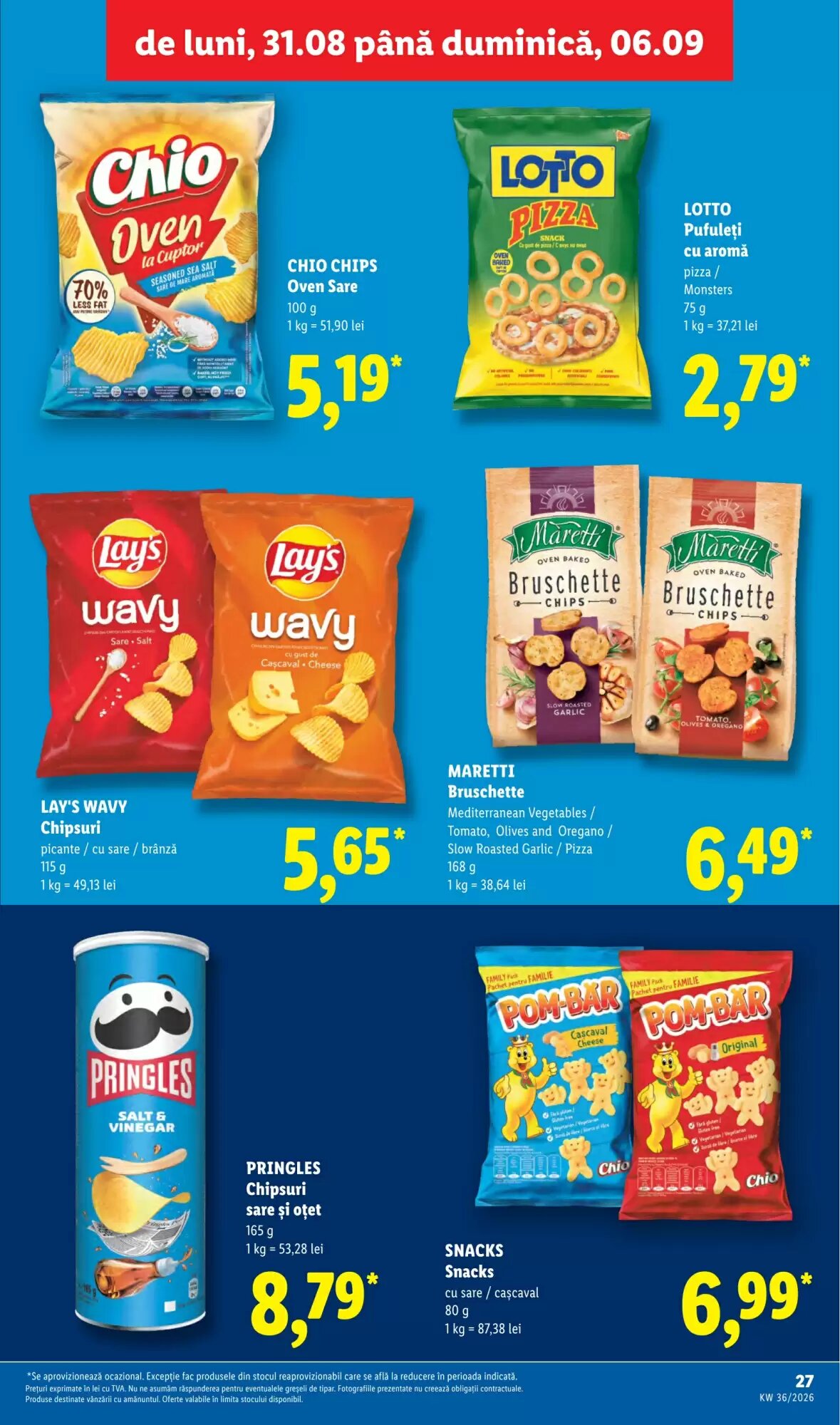 Catalogul cu oferte Lidl valabil de la 31.08.2026 - Pagina 27.