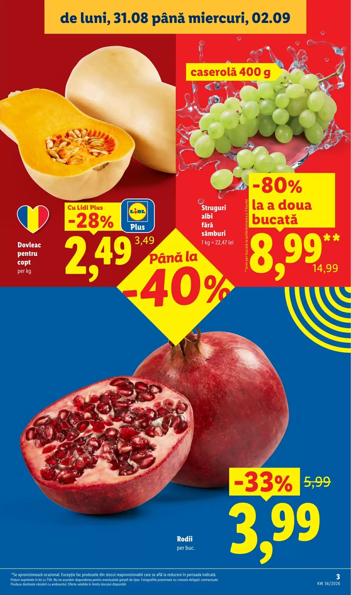 Catalogul cu oferte Lidl valabil de la 31.08.2026 - Pagina 3.