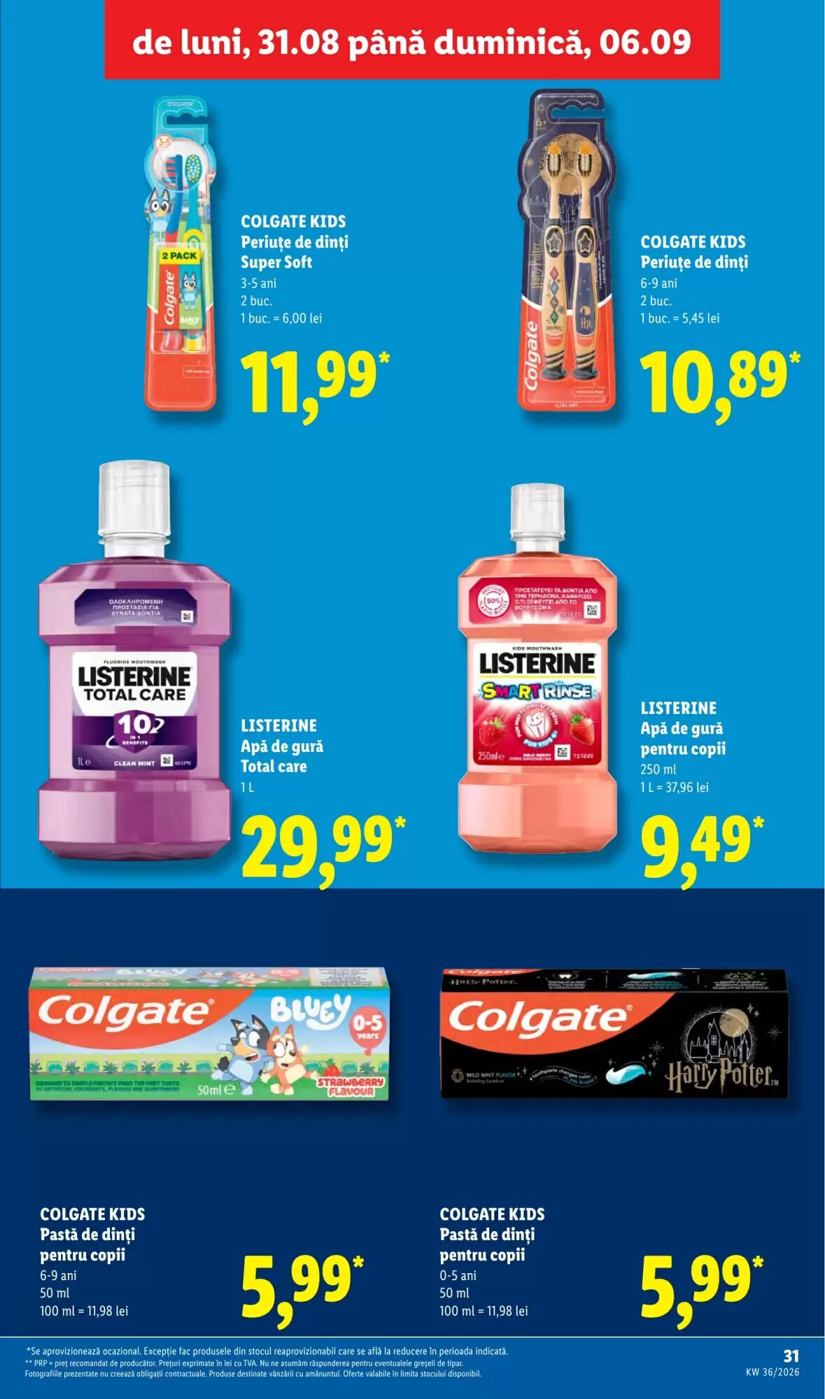 Catalogul cu oferte Lidl valabil de la 31.08.2026 - Pagina 31.
