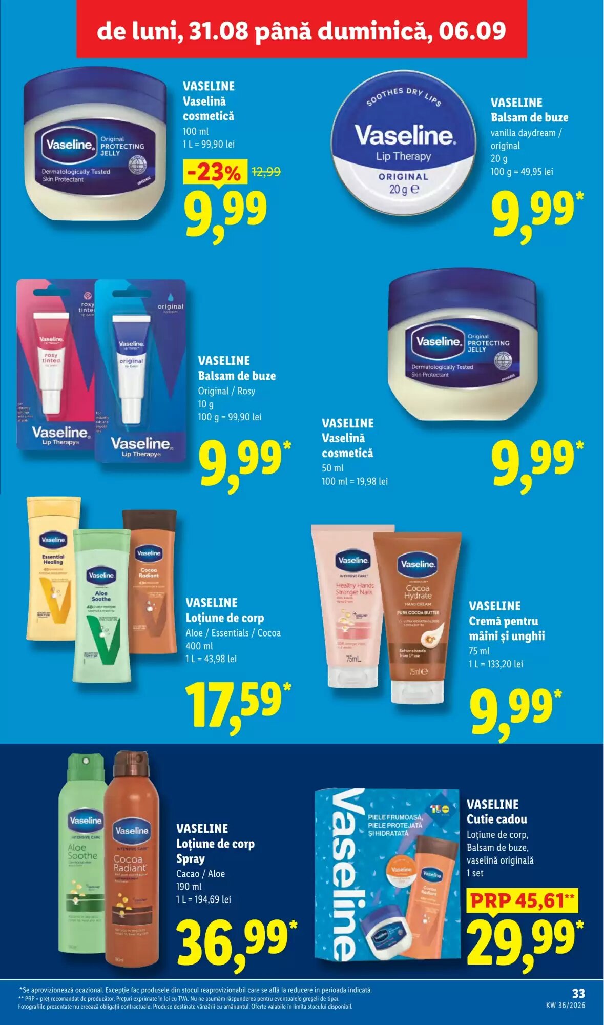 Catalogul cu oferte Lidl valabil de la 31.08.2026 - Pagina 33.